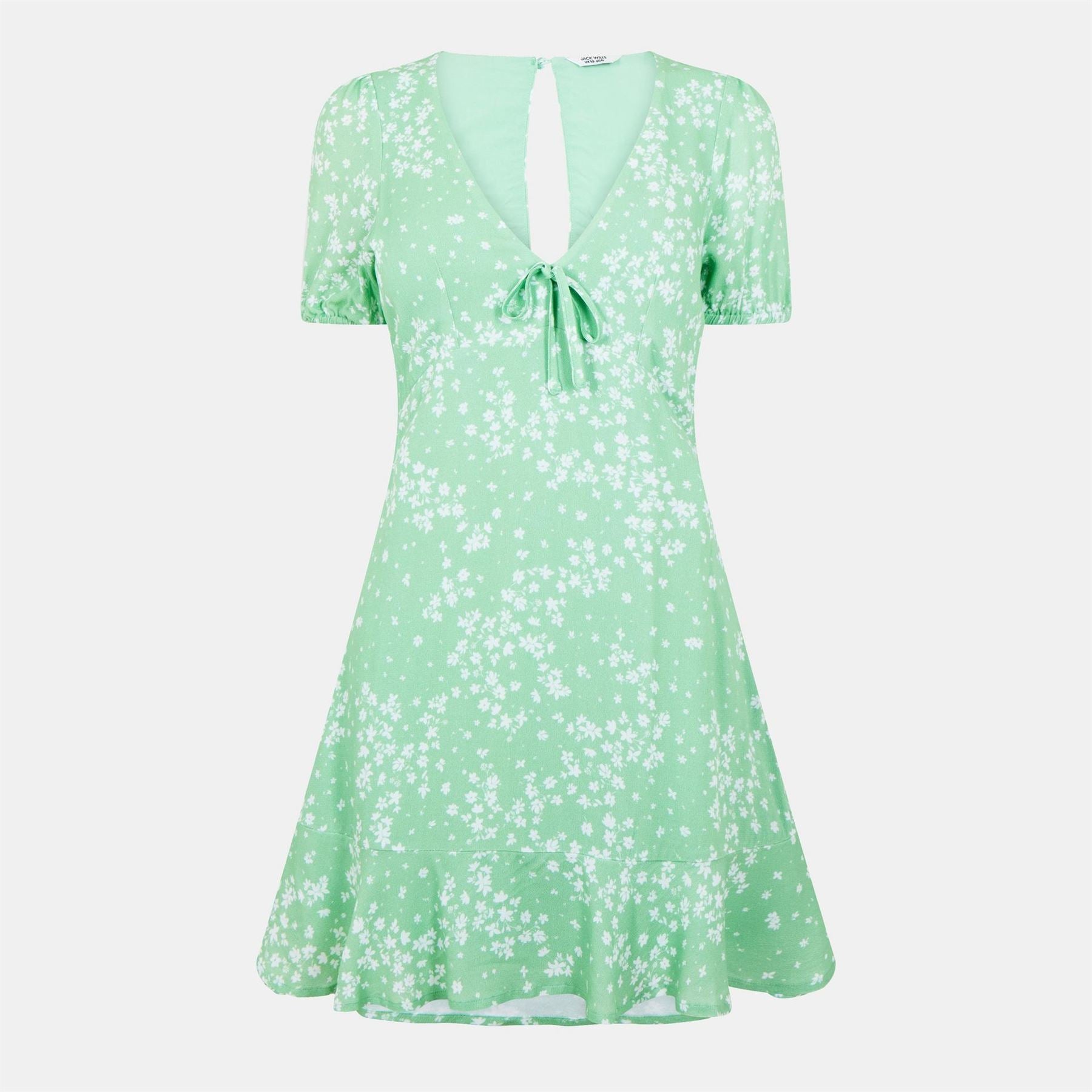 Jack Wills Cut Out V-Neck Mini A-Line Dress