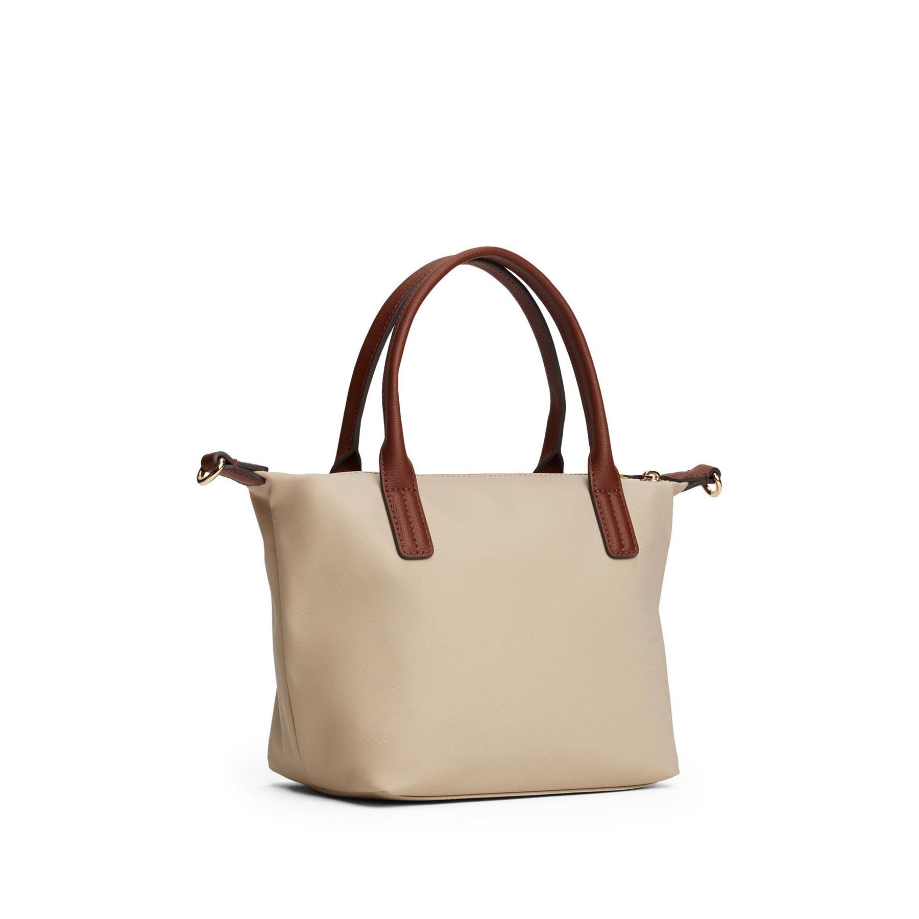 Tommy Hilfiger Popette Mini Trapezoid Tote with Gold Tone Hardware
