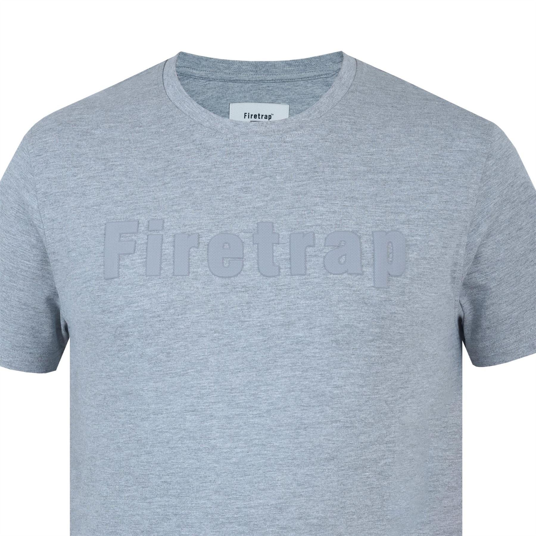 Firetrap Mens Large Logo T-Shirt