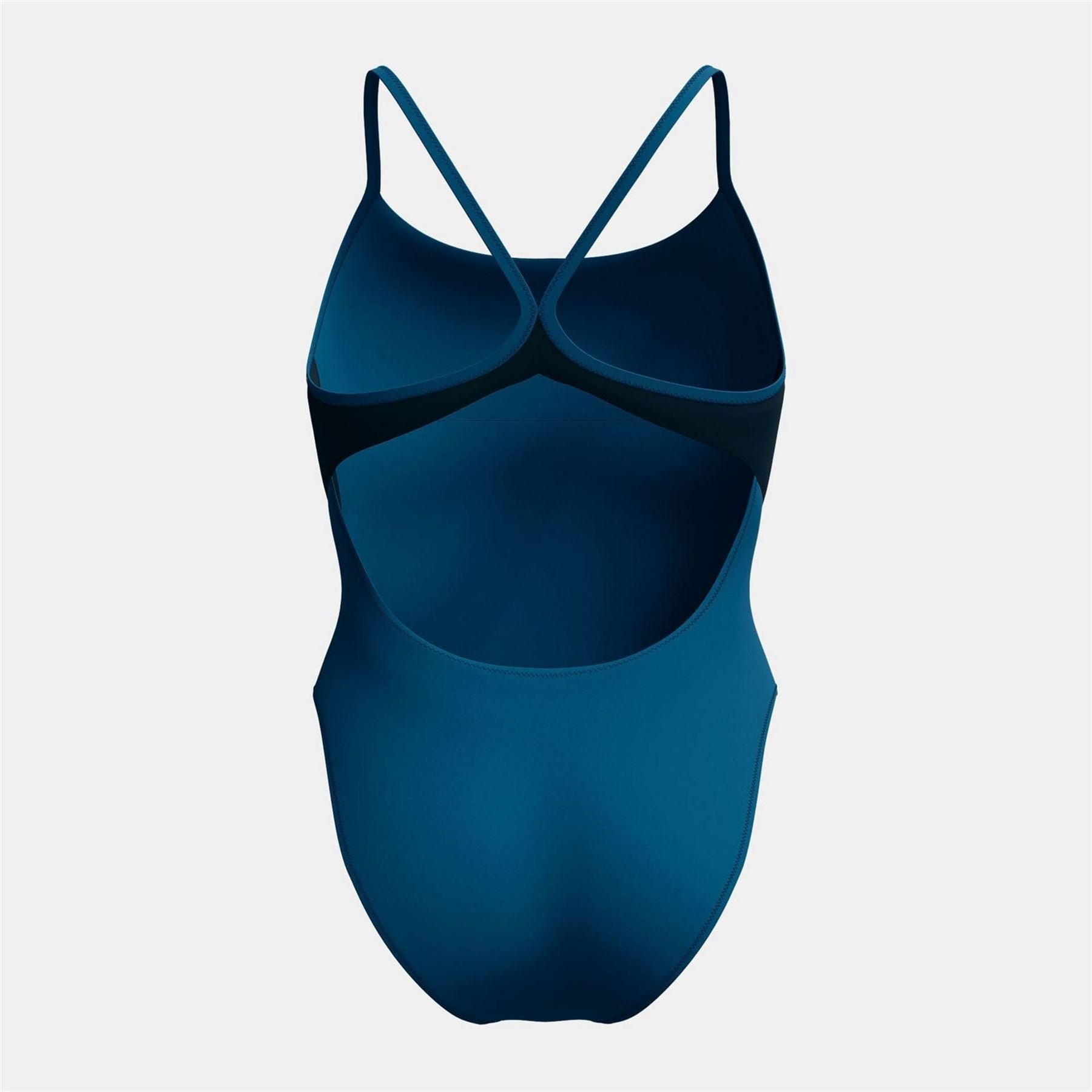 Speedo 1 Piece Colourblock Racer Swimming Costume