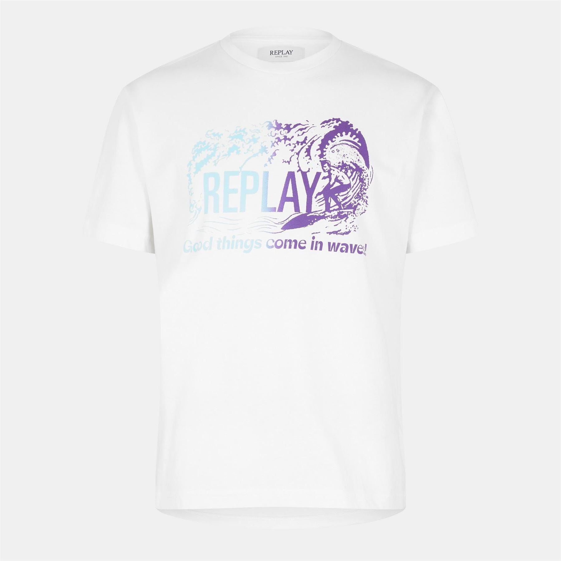 Replay Regular Fit Crew Neck Short Sleeve T-Shirt