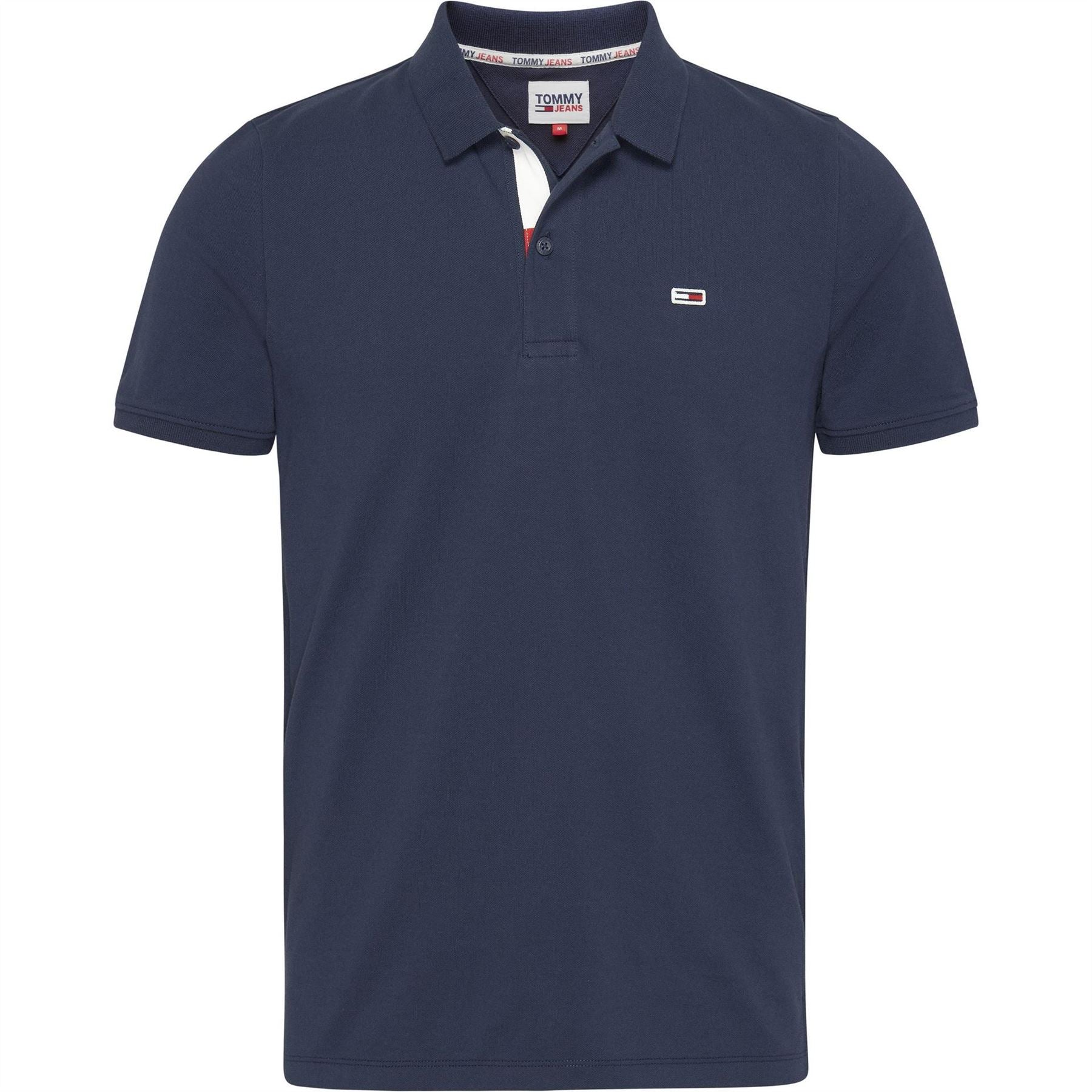 Tommy Jeans Mens Jeans Tjm Slim Placket Polo Shirt