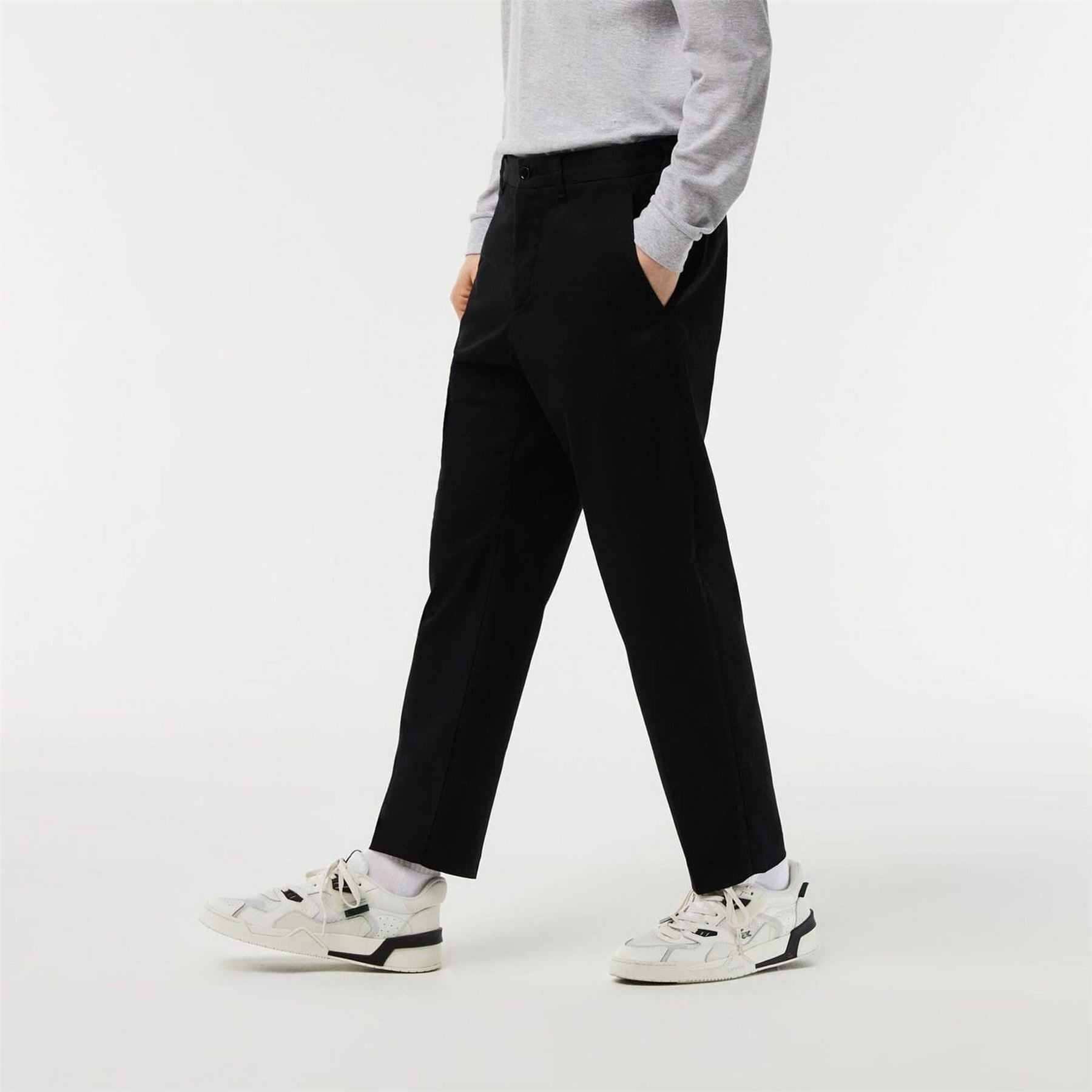 Lacoste Cotton Tapered Chinos
