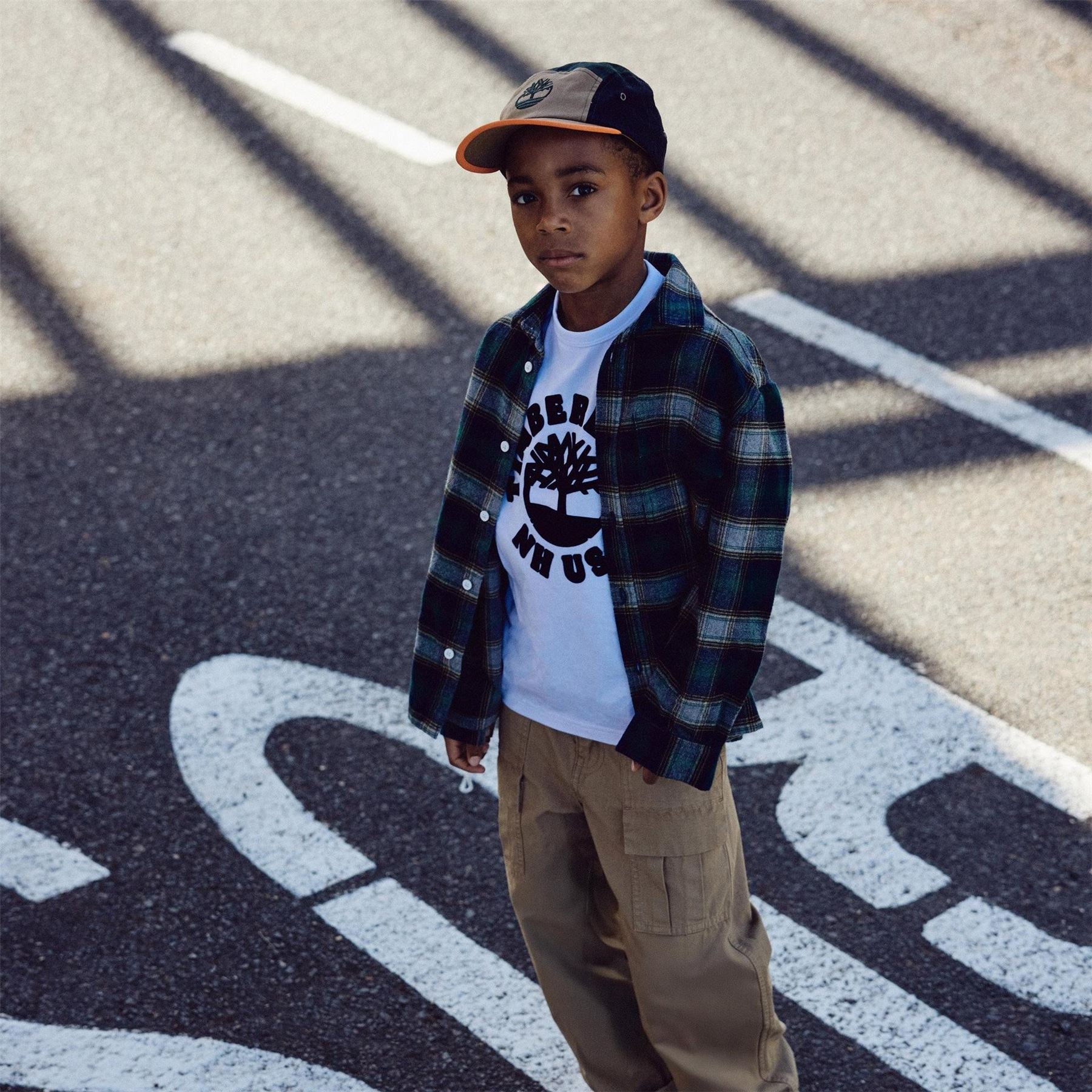 Timberland Timberland Logo Crew Neck Short Sleeve Jersey T-Shirt