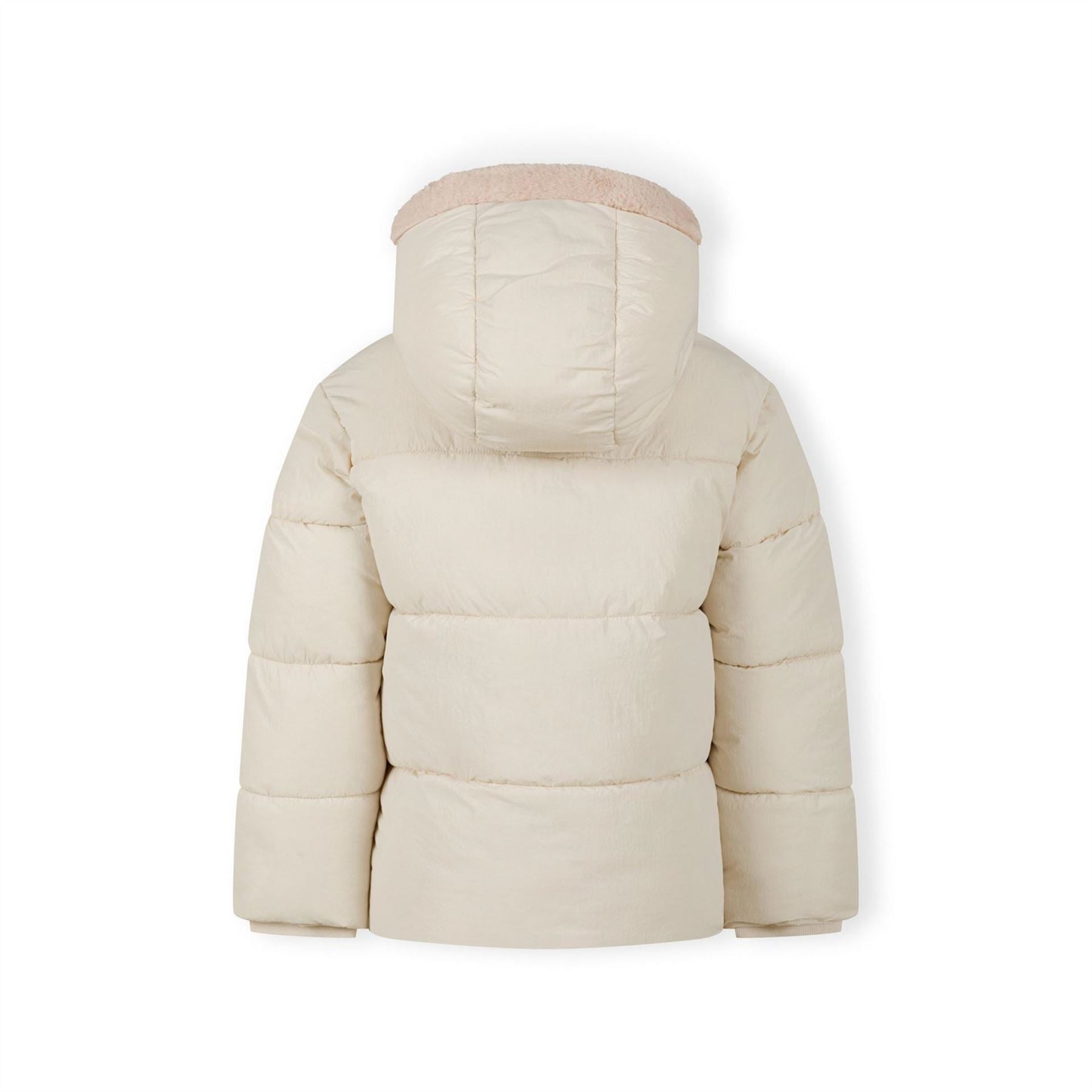 Minoti Girls Warm Padded Jacket With Hood Grey