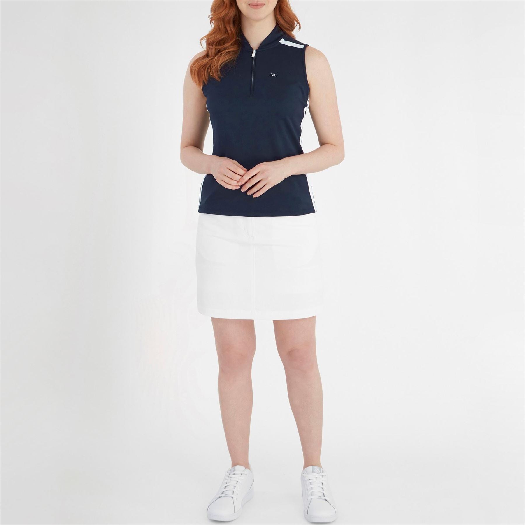 Calvin Klein Golf Sleeveless Mock Neck Tank