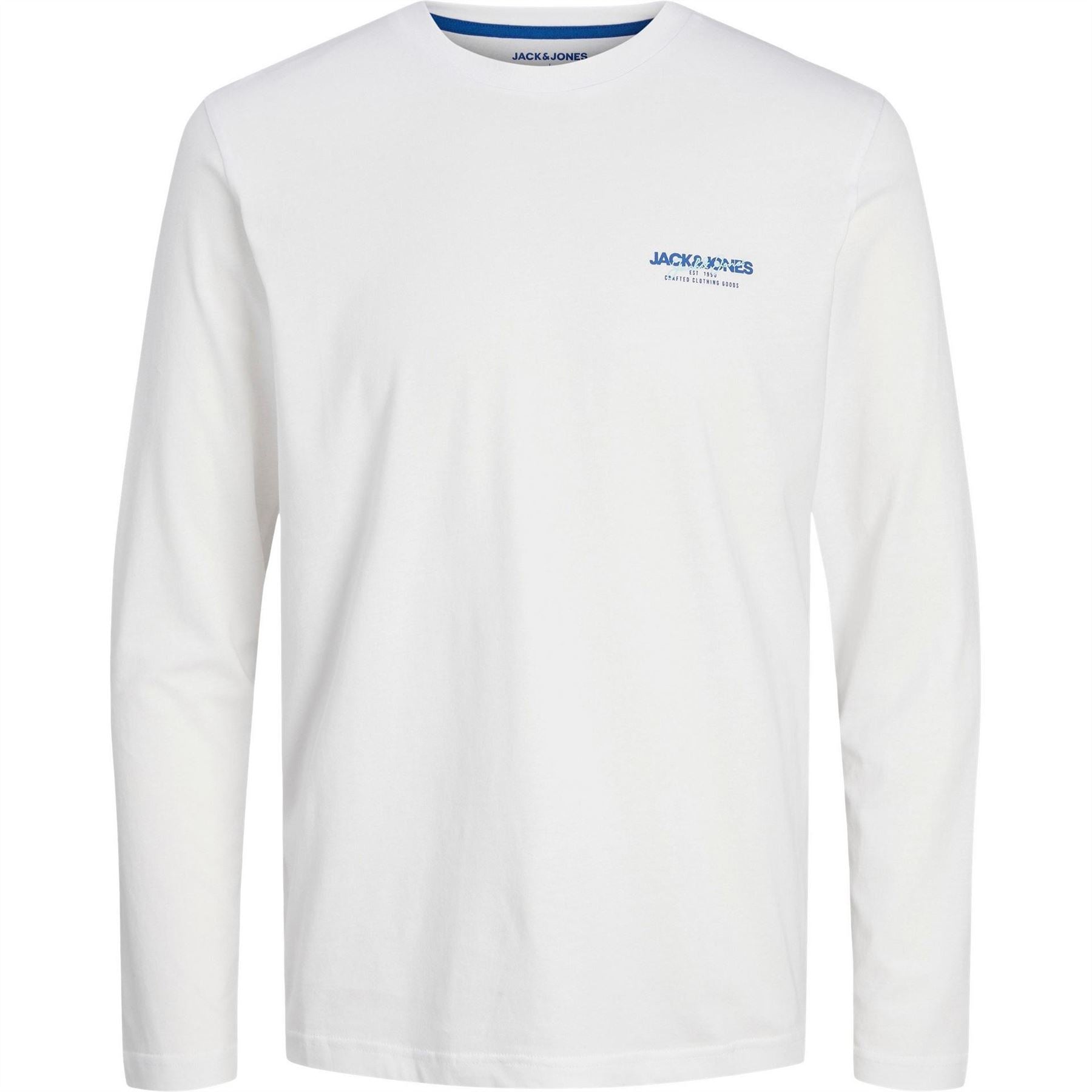 Jack and Jones Mens Printed Crew Neck T-Shirt 2 Pack