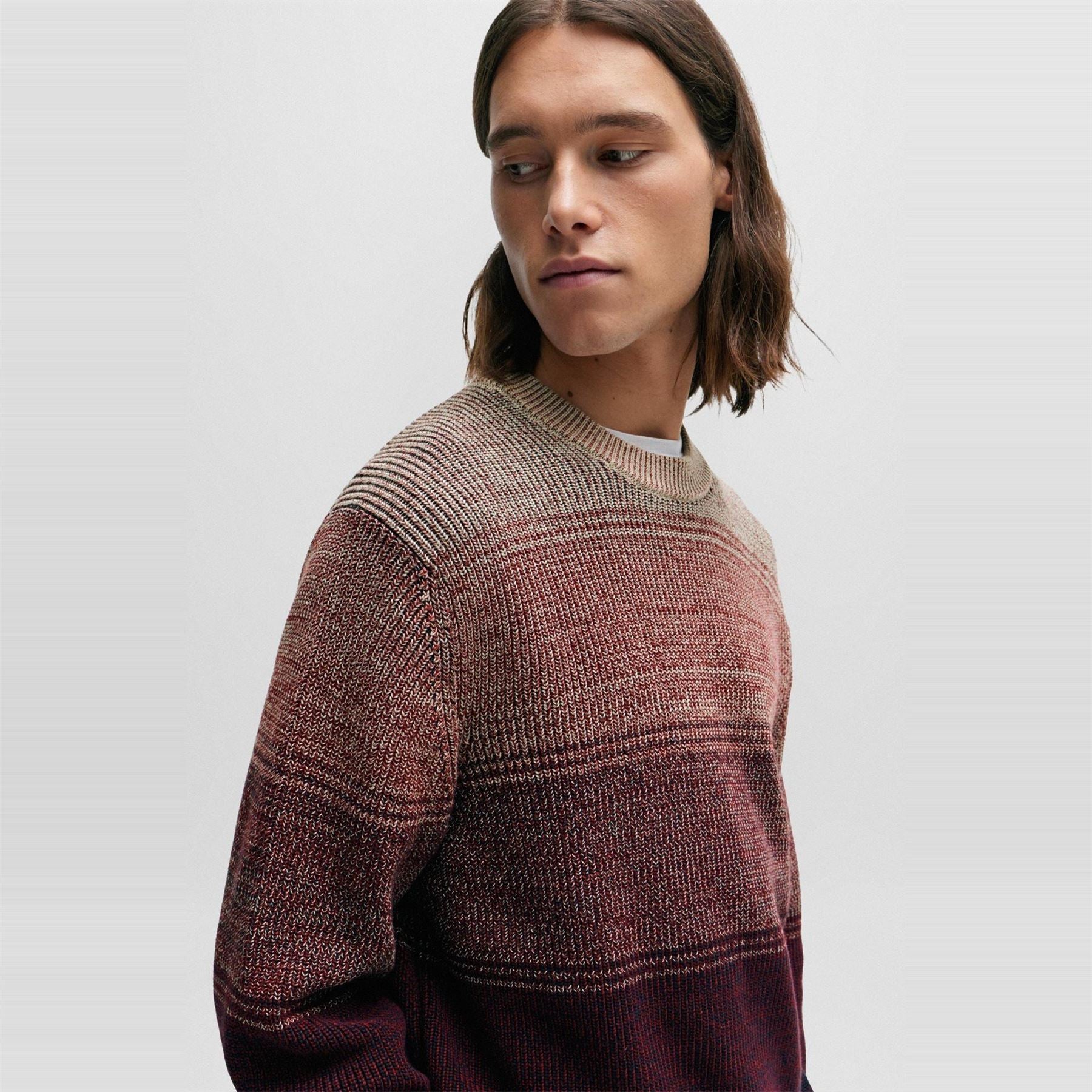 Boss Crew Neck Long Sleeve Regular Fit Sweater