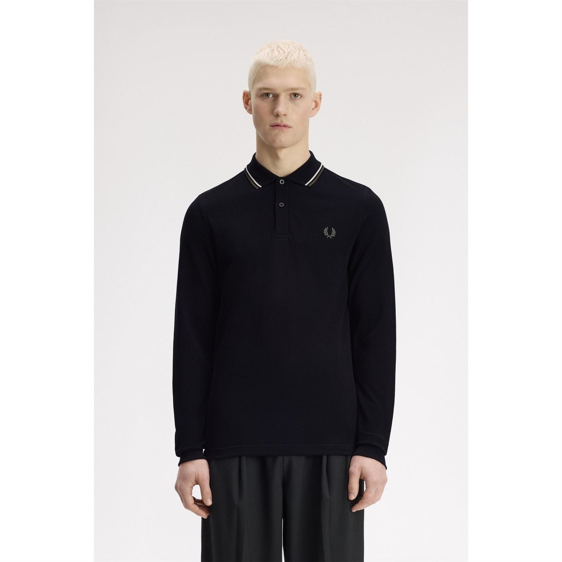 Fred Perry Sleeve Twin Tipped Polo Shirt