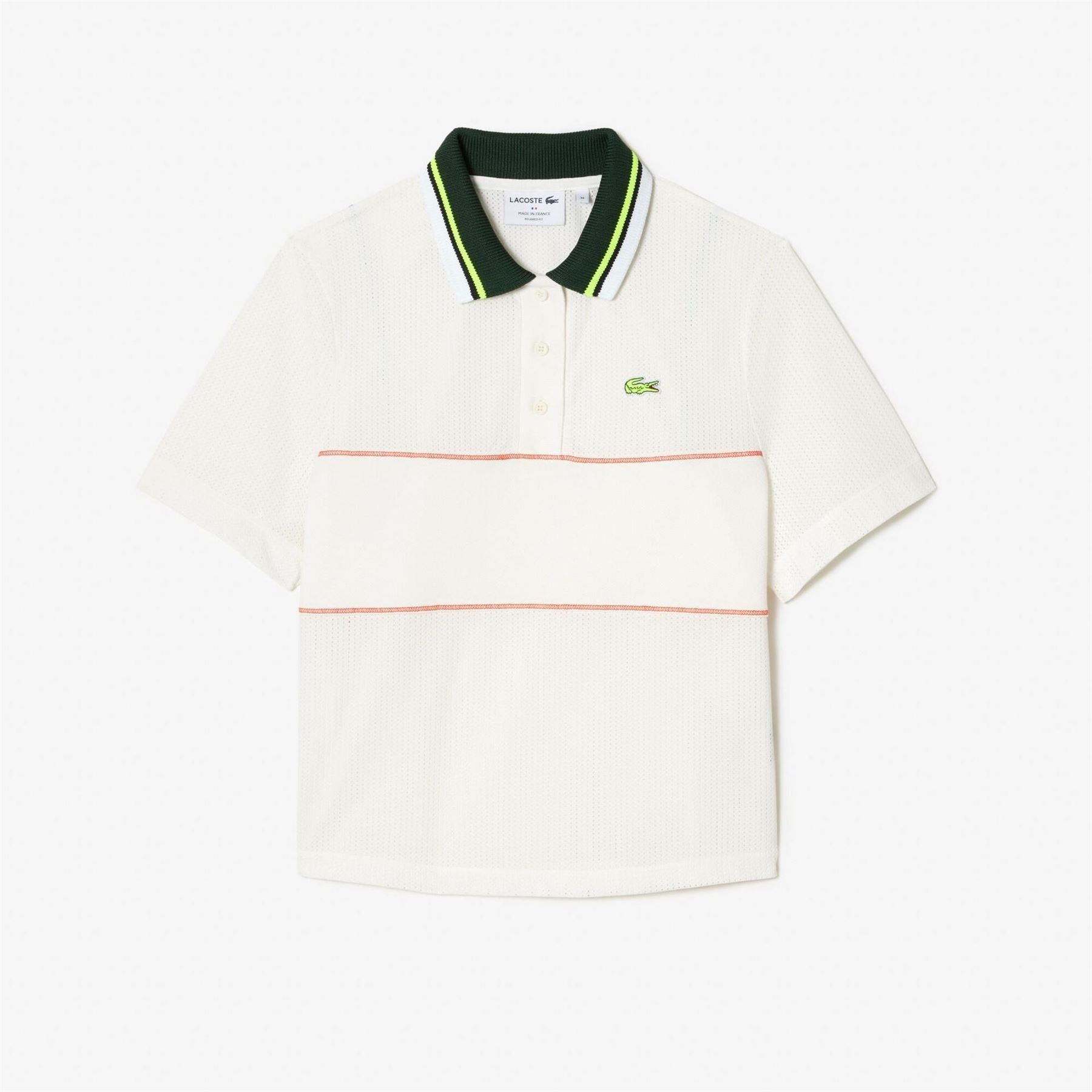 Lacoste Short Sleeved Ribbed Collar Polo Shirt