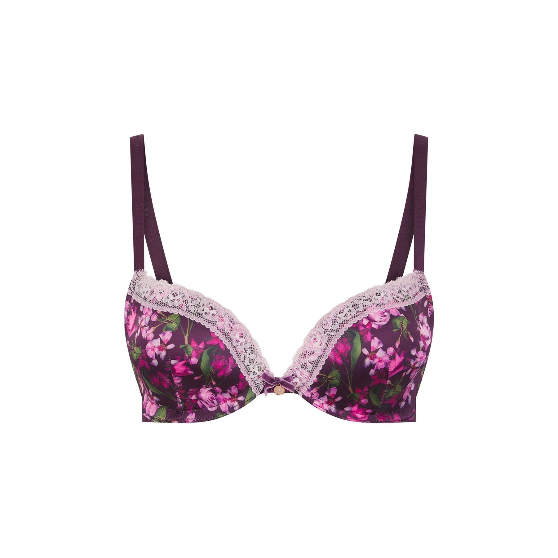 Ted Baker Floral Patterned Push Up T-Shirt Bra