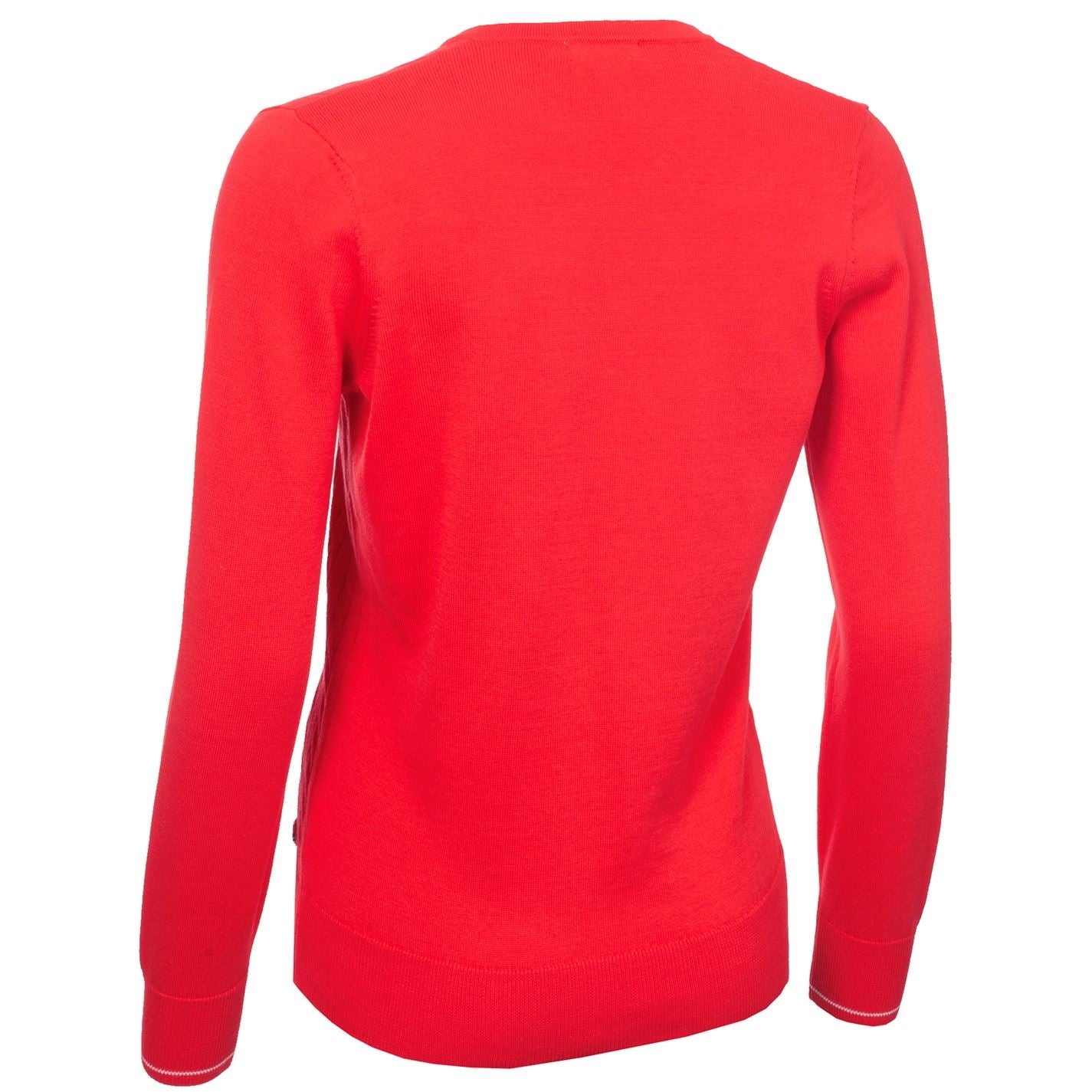 Calvin Klein Golf Regular Fit V-Neck Long Sleeve Sweater