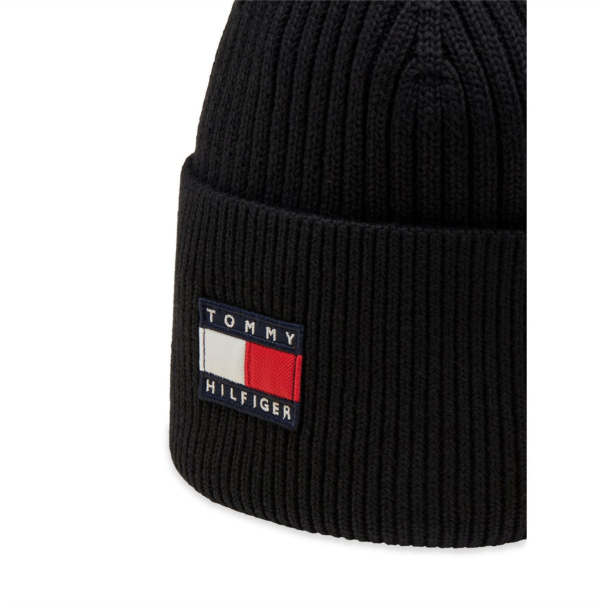 Tommy Hilfiger Flag Cotton Logo Beanie