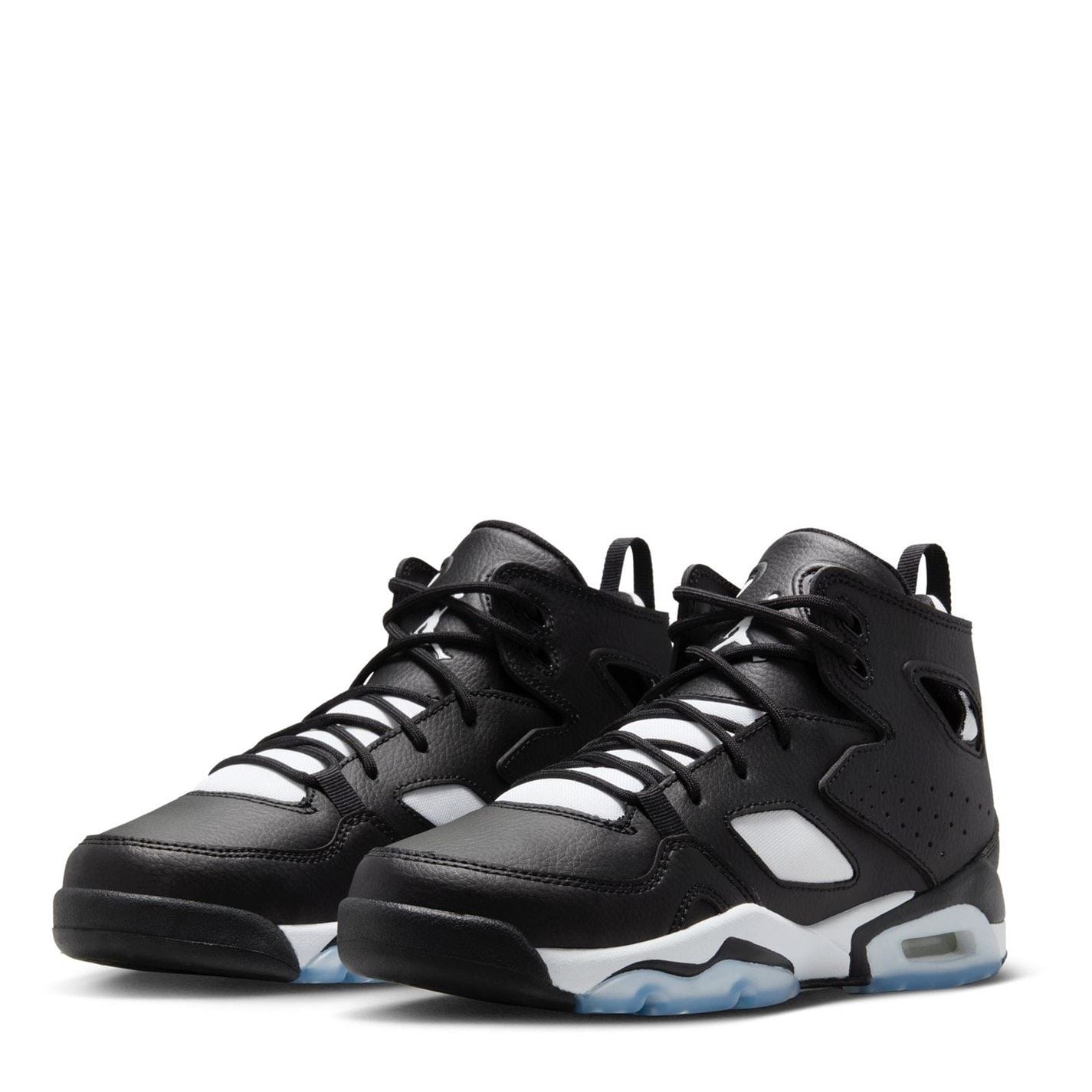 Air Jordan Flight Club 91 Mid Top Lace-Up Sneakers