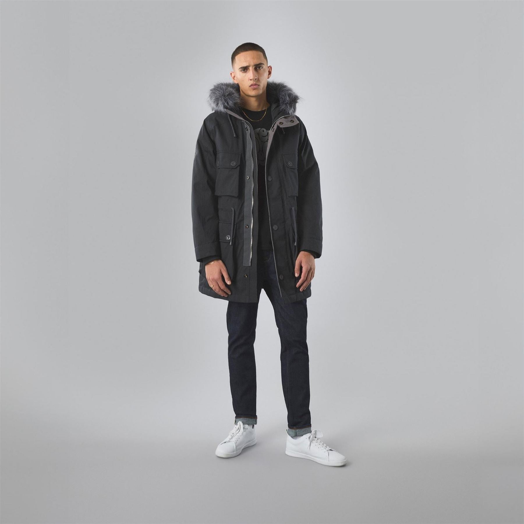 Pretty Green Watson Hooded Parka Jacket