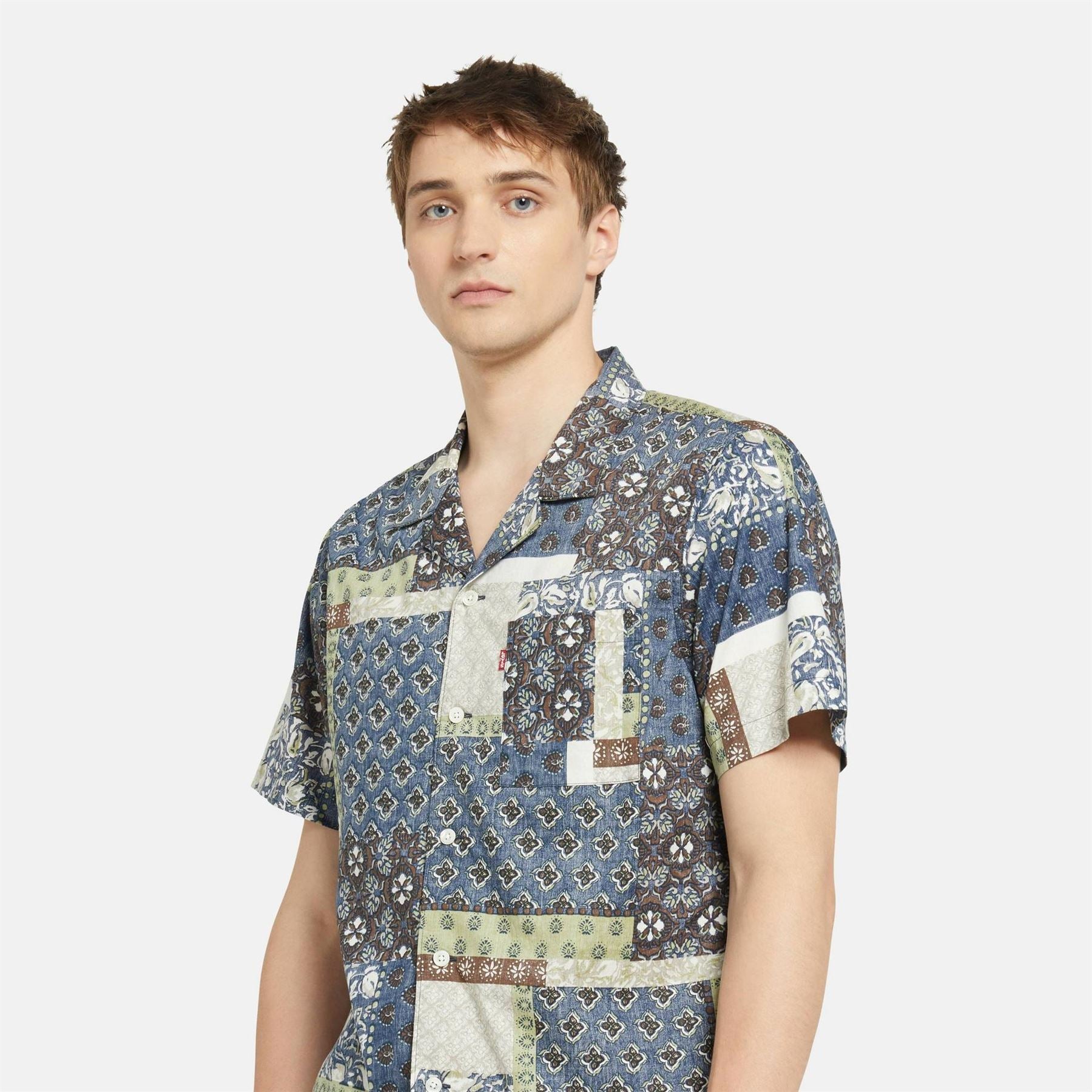 Levis Sunset Camp Short Sleeve Bowling Shirt