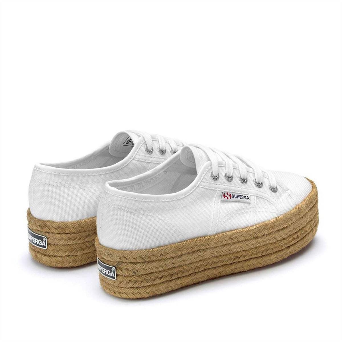 Superga 2790 Rope Platform Lace-Up Trainers