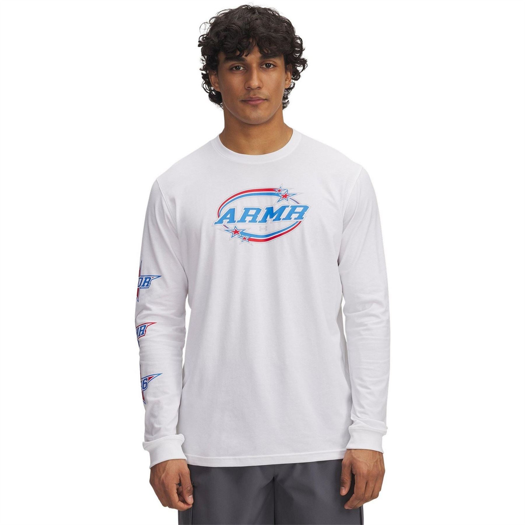 Under Armour 60 40s Stacked Stars Long Sleeve T-Shirt