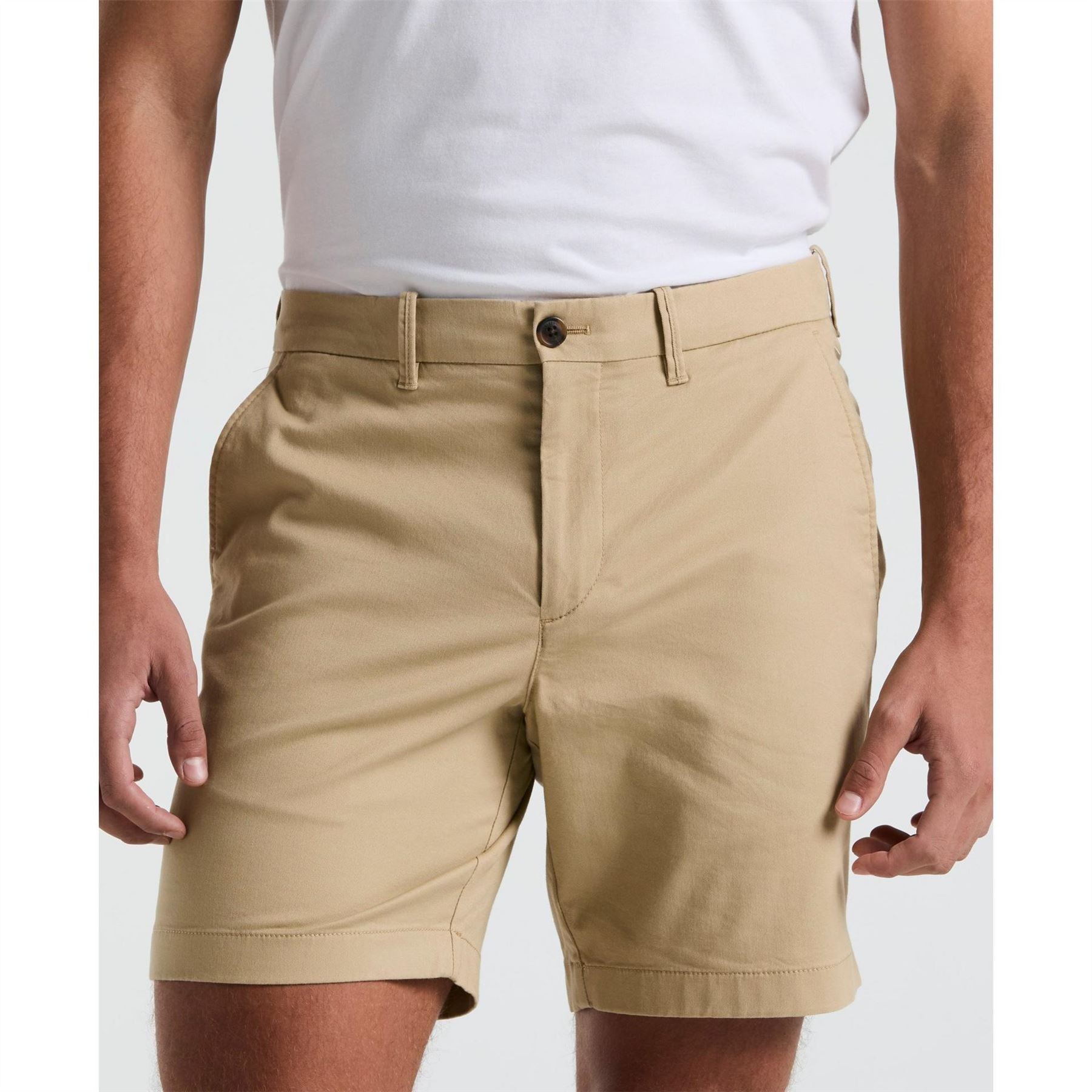 Original Penguin Cotton Tencel Denim Shorts