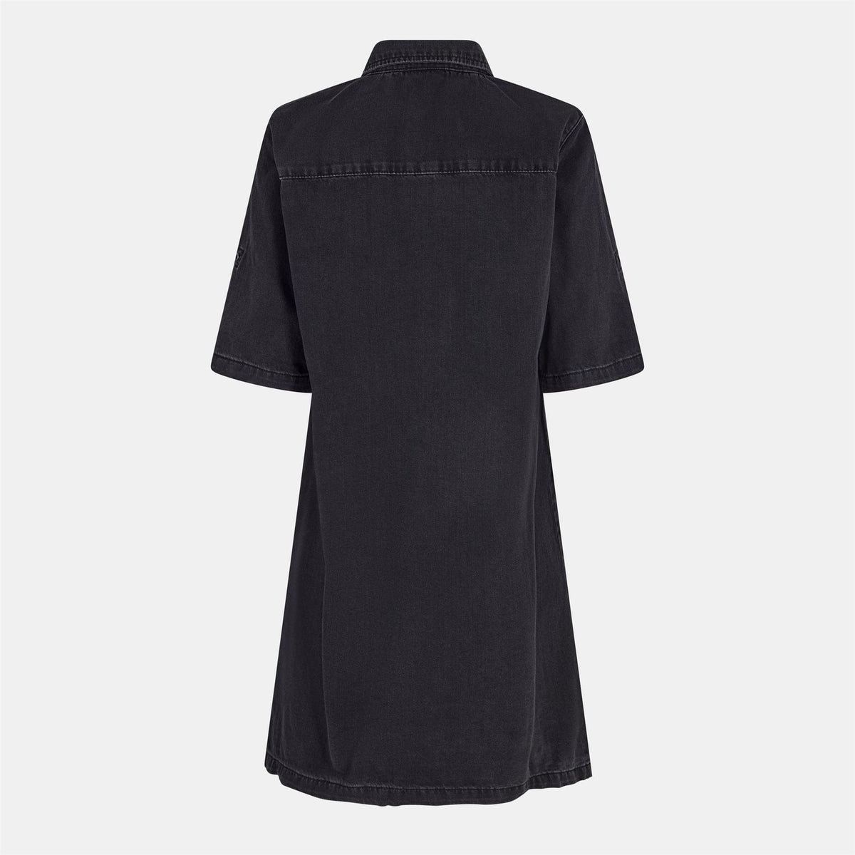 Noisy May Short Sleeve Mini Denim Shirt Dress