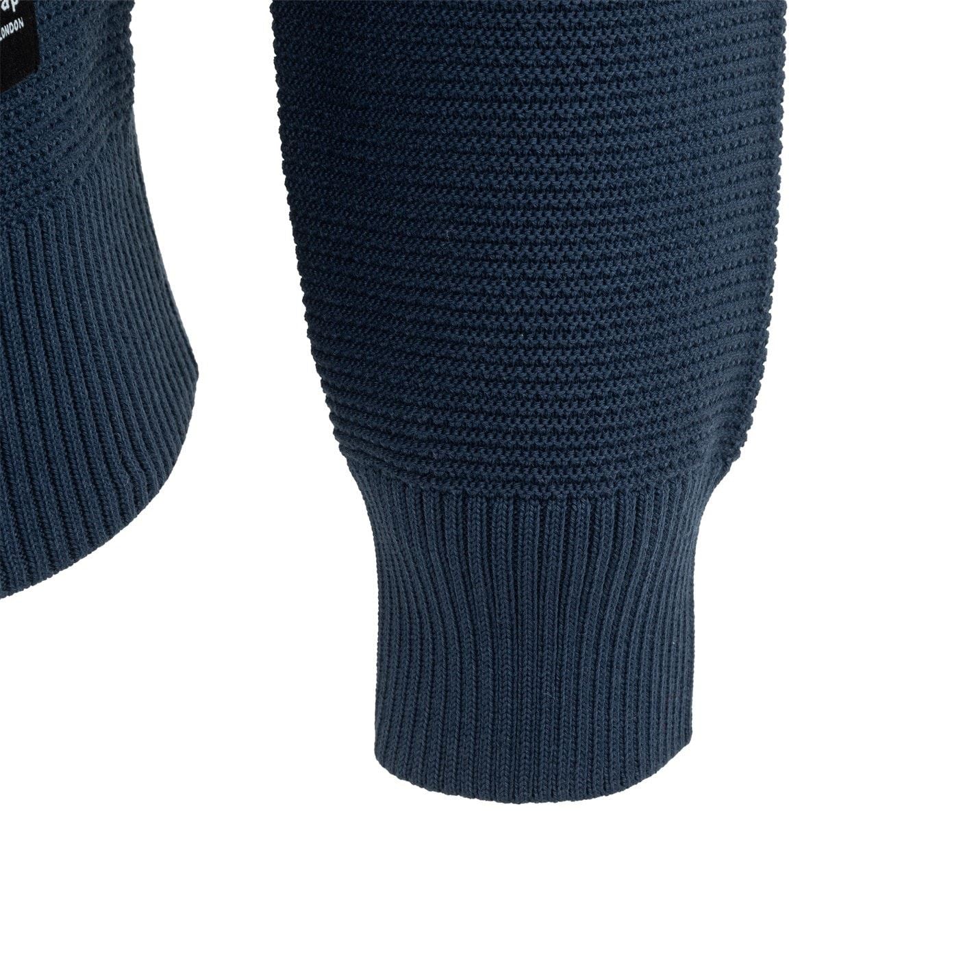 Firetrap Mens Crew Neck Jumper Knitted Pullover