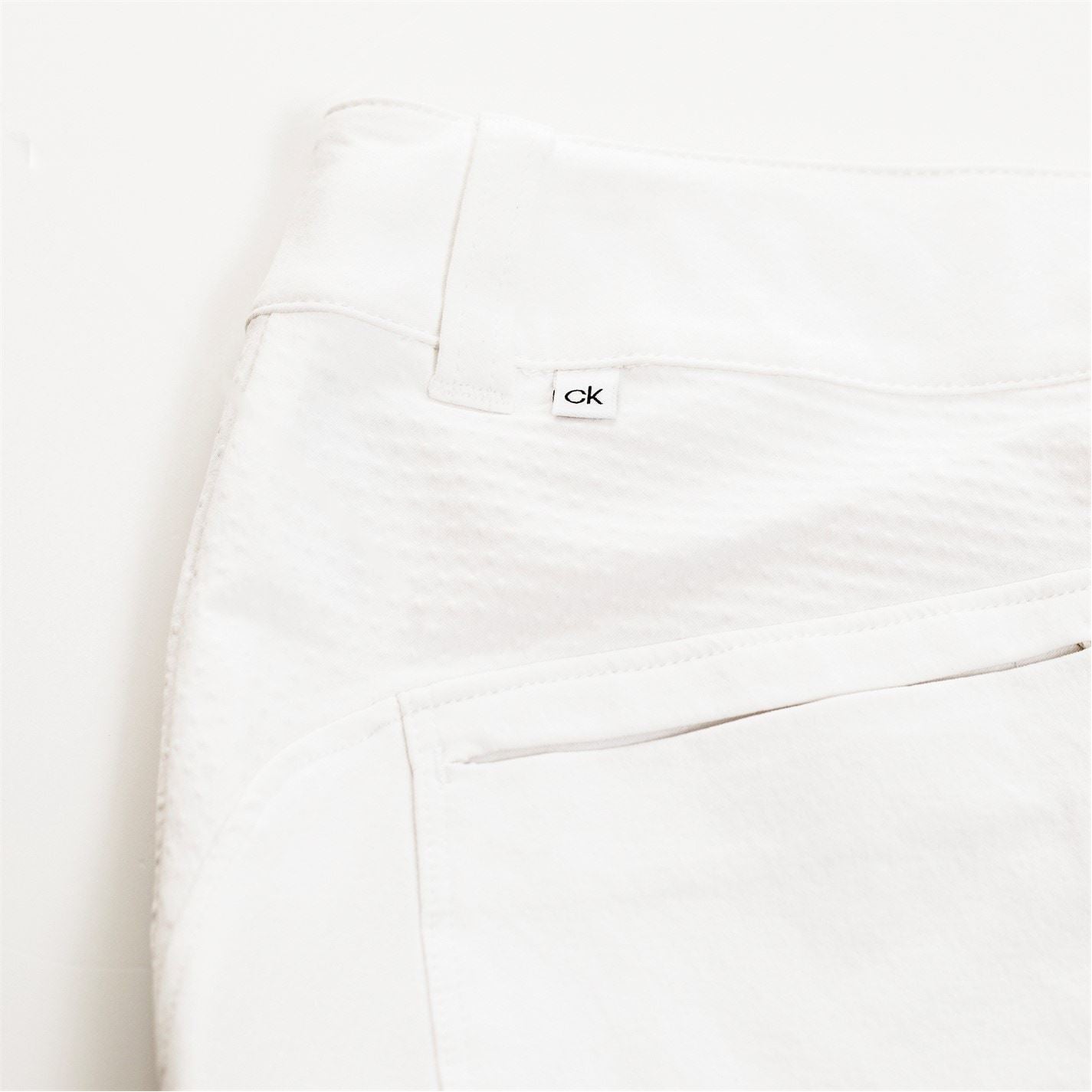 Calvin Klein Golf Solid Patterned Straight Trousers