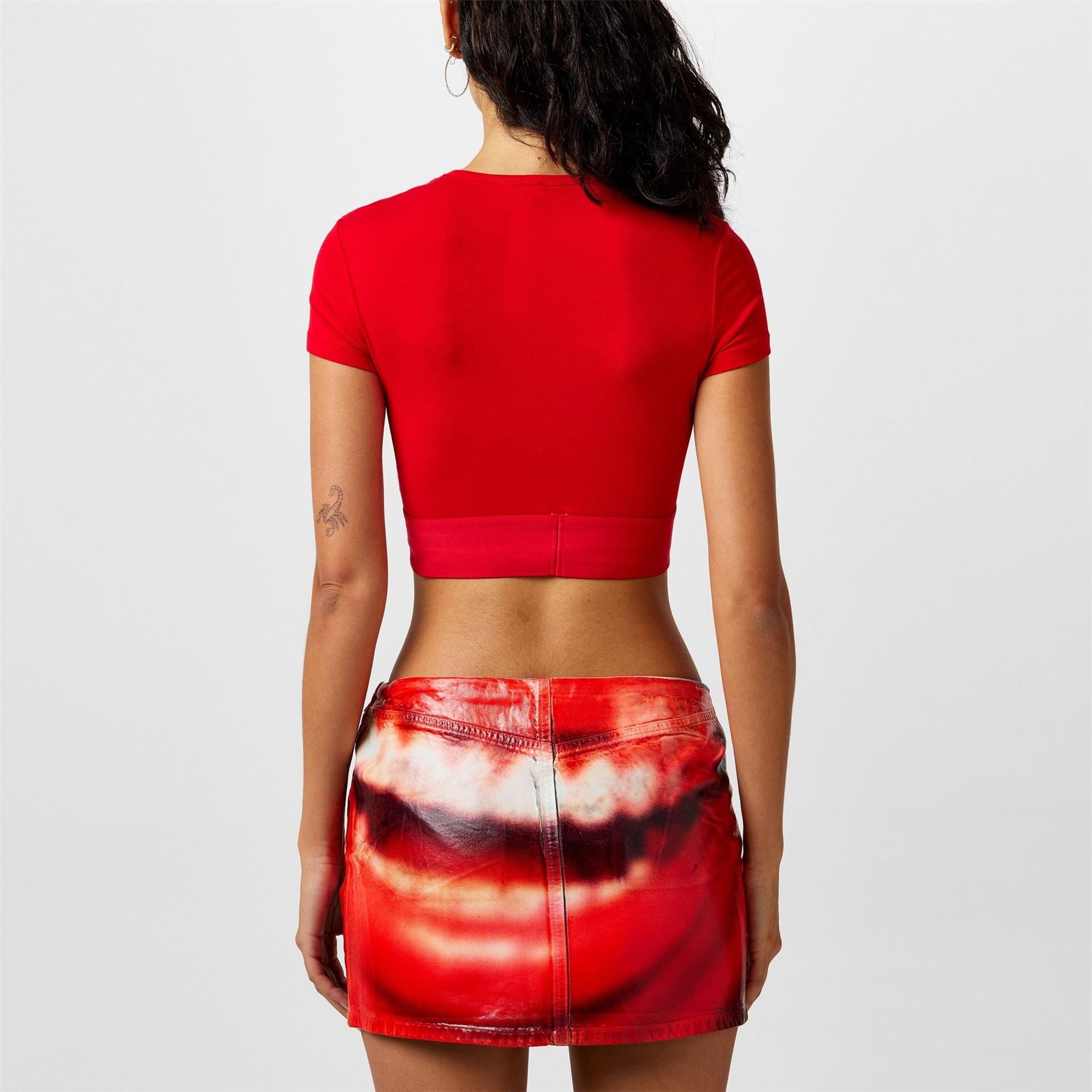 Diesel Sport Cropped T-Shirt