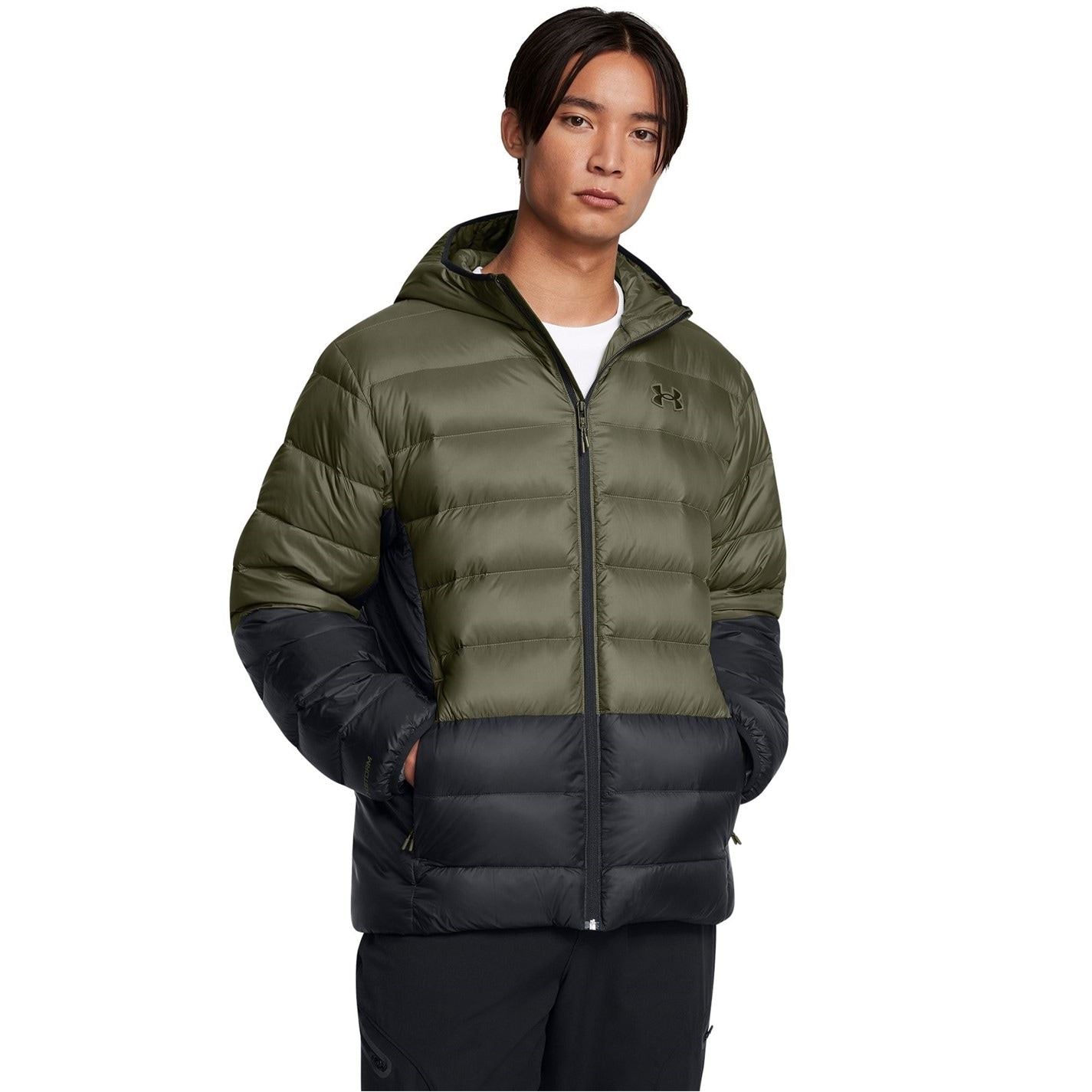 Under Armour Mens Armour Legend Down Hooded Jacket Puffer