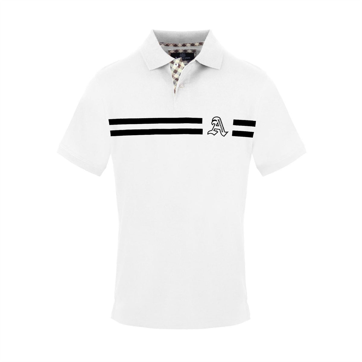 Aquascutum Collared Neck Short Sleeve Polo Shirt