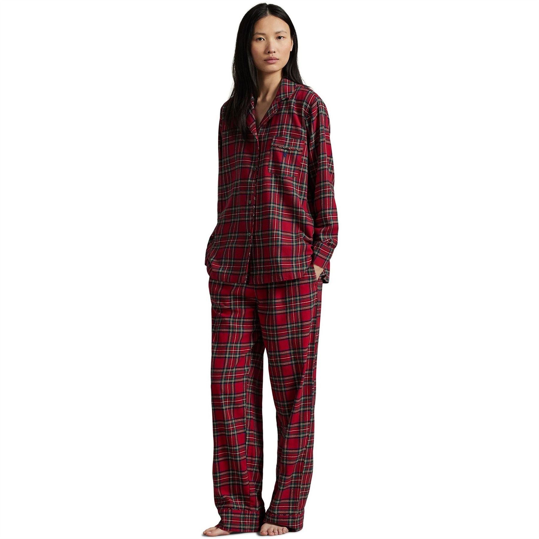 Polo Ralph Lauren Madison Collared Neck Long Sleeve Pyjama Set