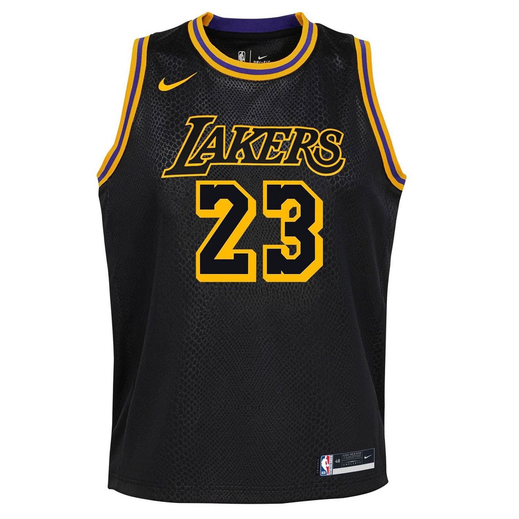 Nike Lakers Lebron James #23 Jersey