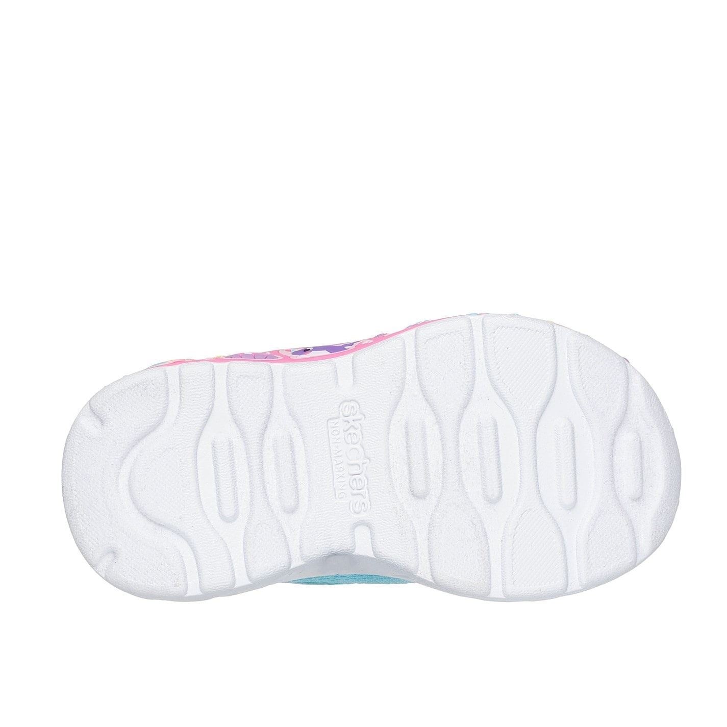 Skechers Gore  And  Strap Thematic Wrap Sneaker Runners Girls