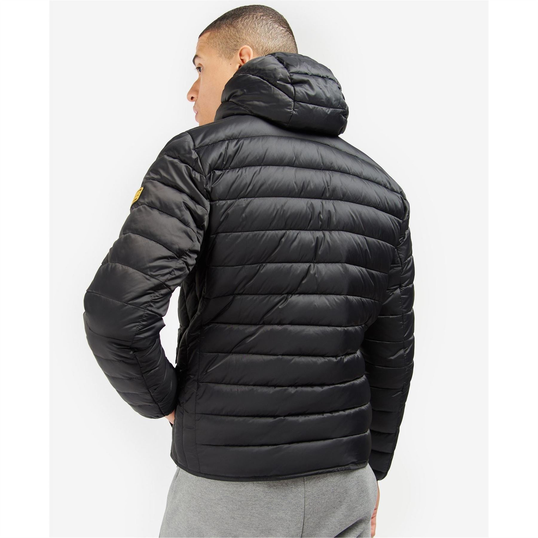 Barbour International Ouston Hooded Quilted Jacket