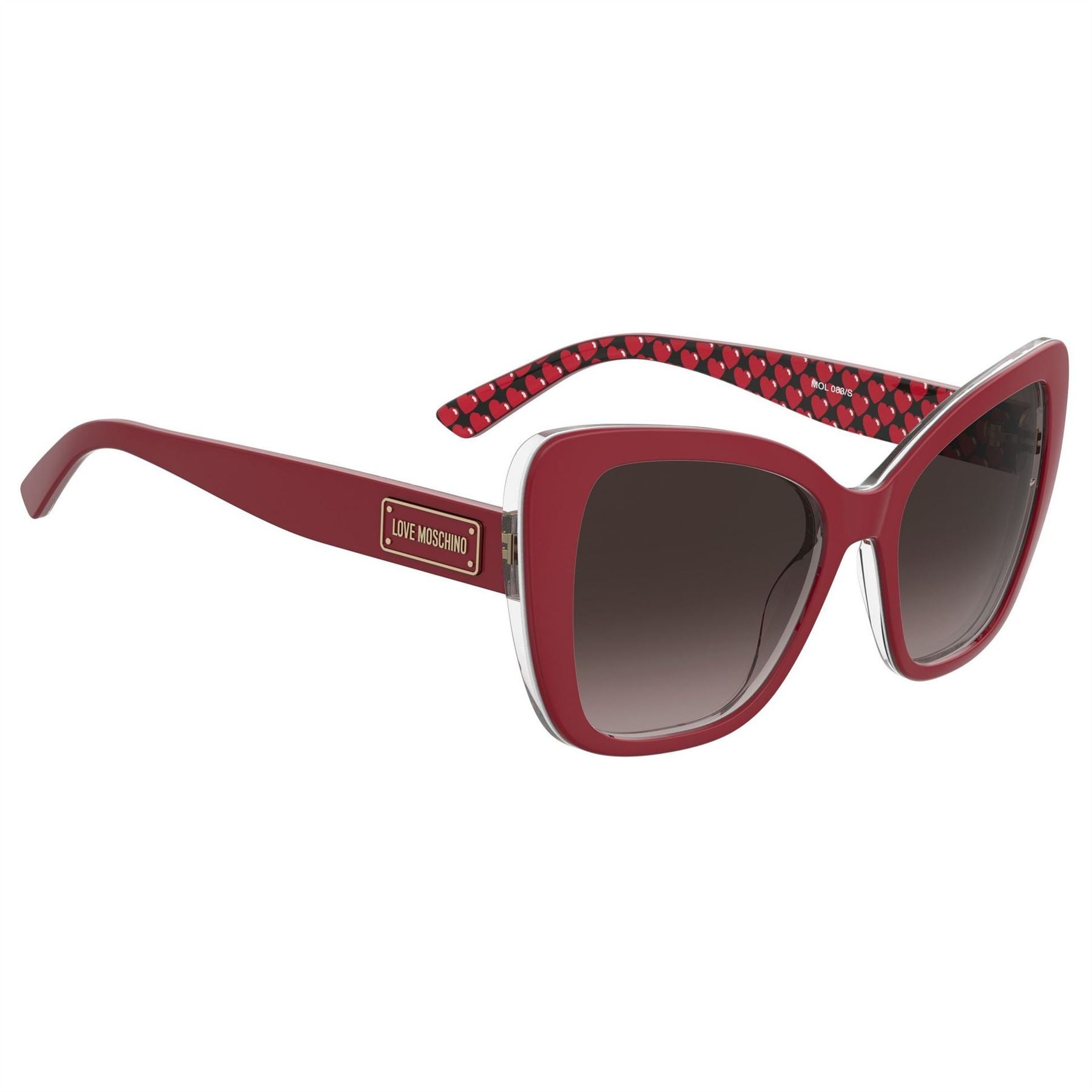 Moschino Rectangular Round Sunglasses