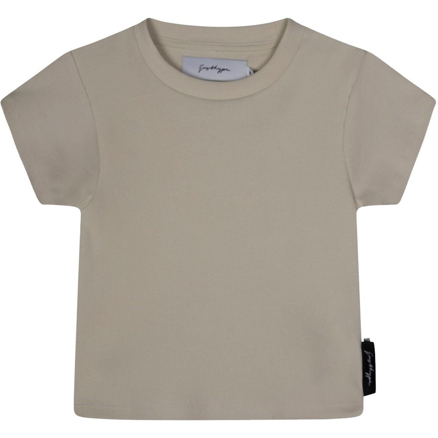Hype Rib Cropped Regular Fit T-Shirt