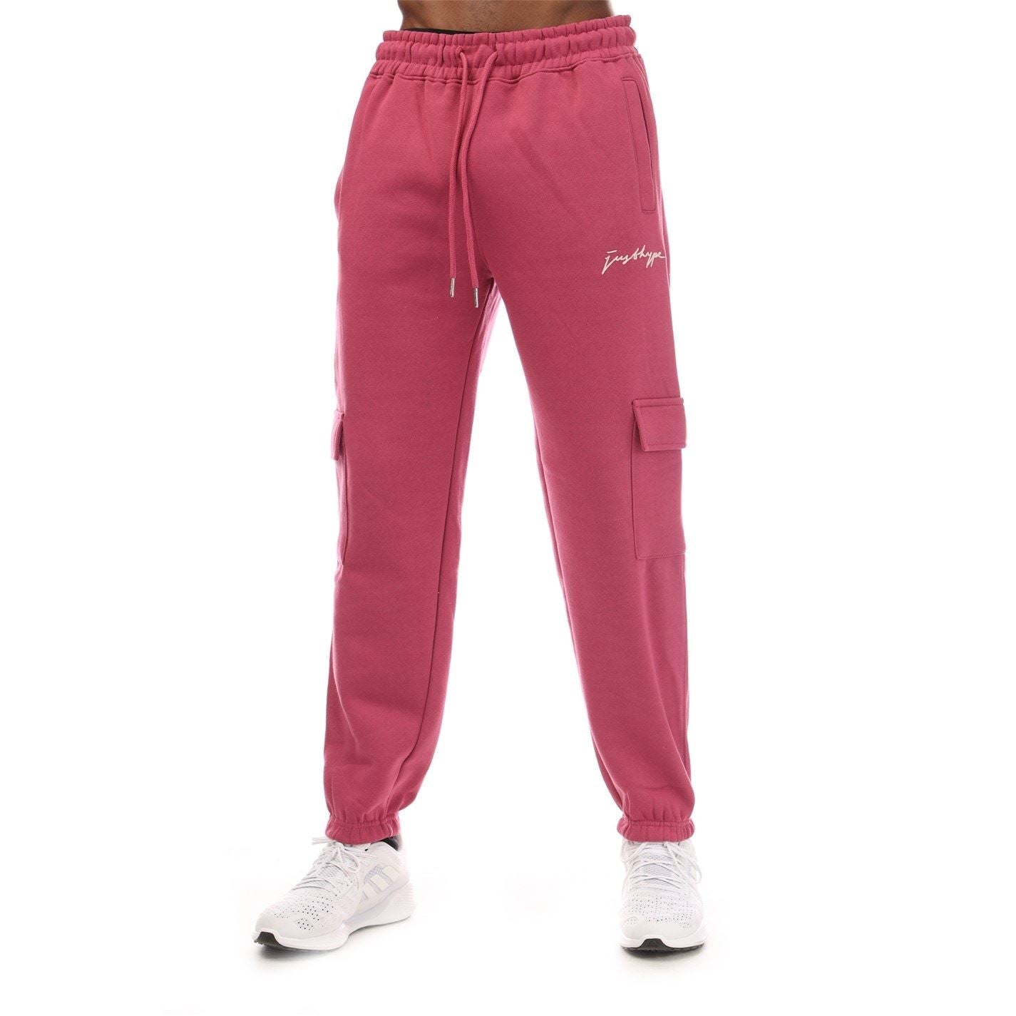 Hype Solid Patterned Cargo Combat Joggers