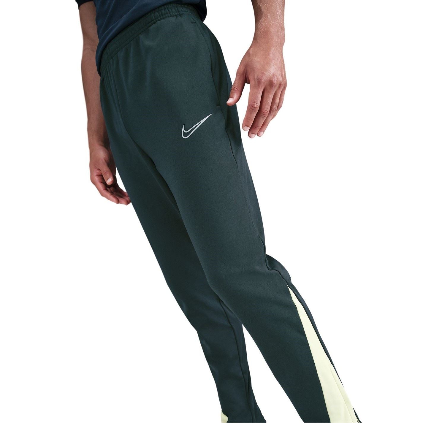 Nike Acad Solid Patterned Slim Track Pants