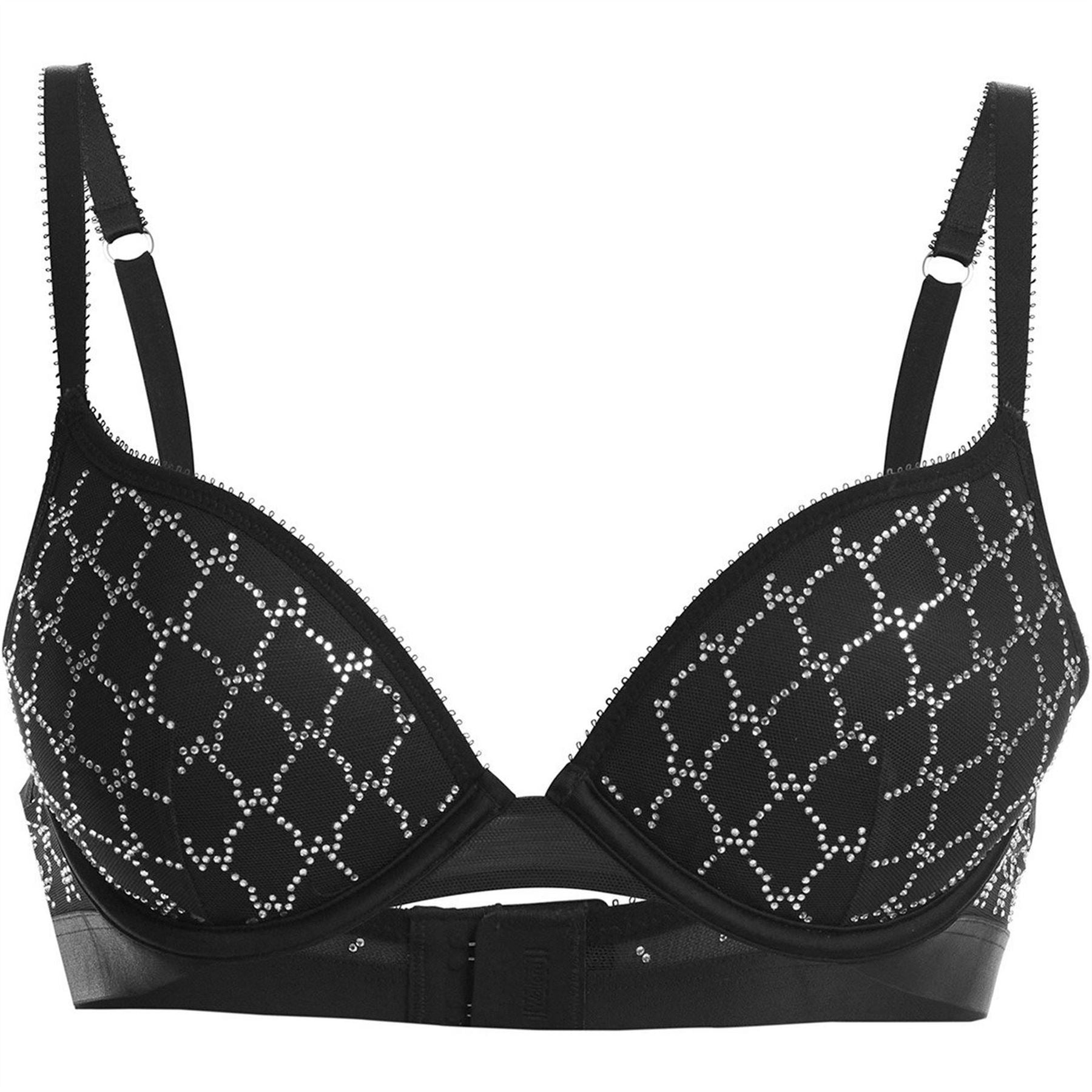 Wolford Geometric Patterned Push Up Bra
