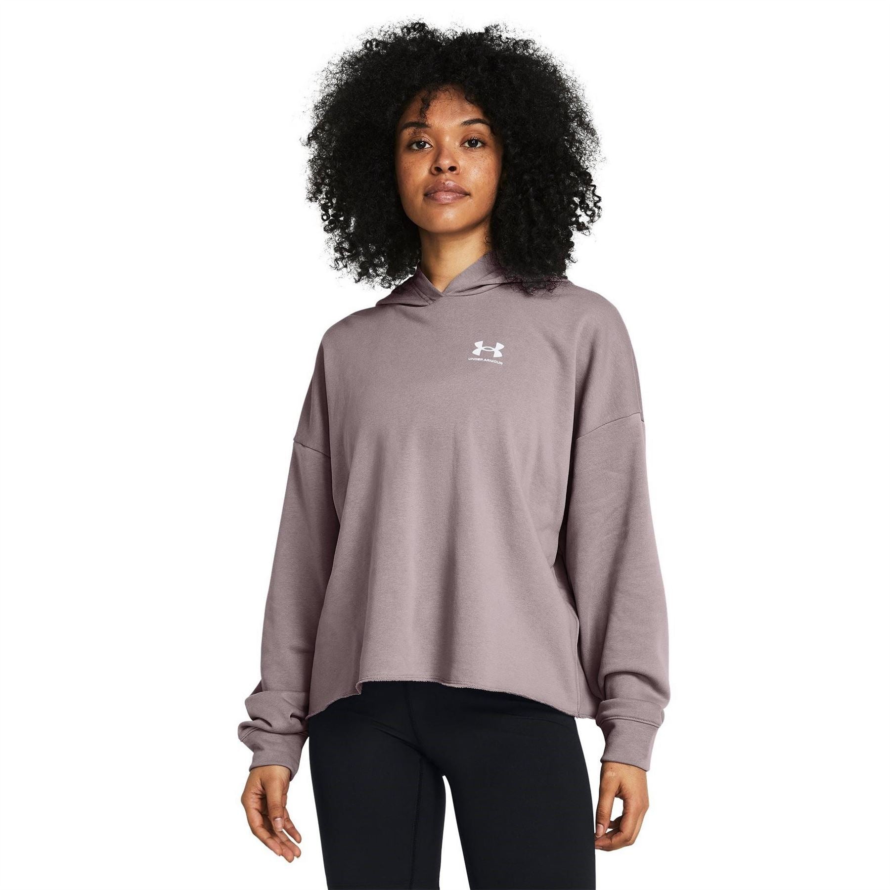 Under Armour Womens Armour Ua Rival Terry Os Hoodie Sweatshirt