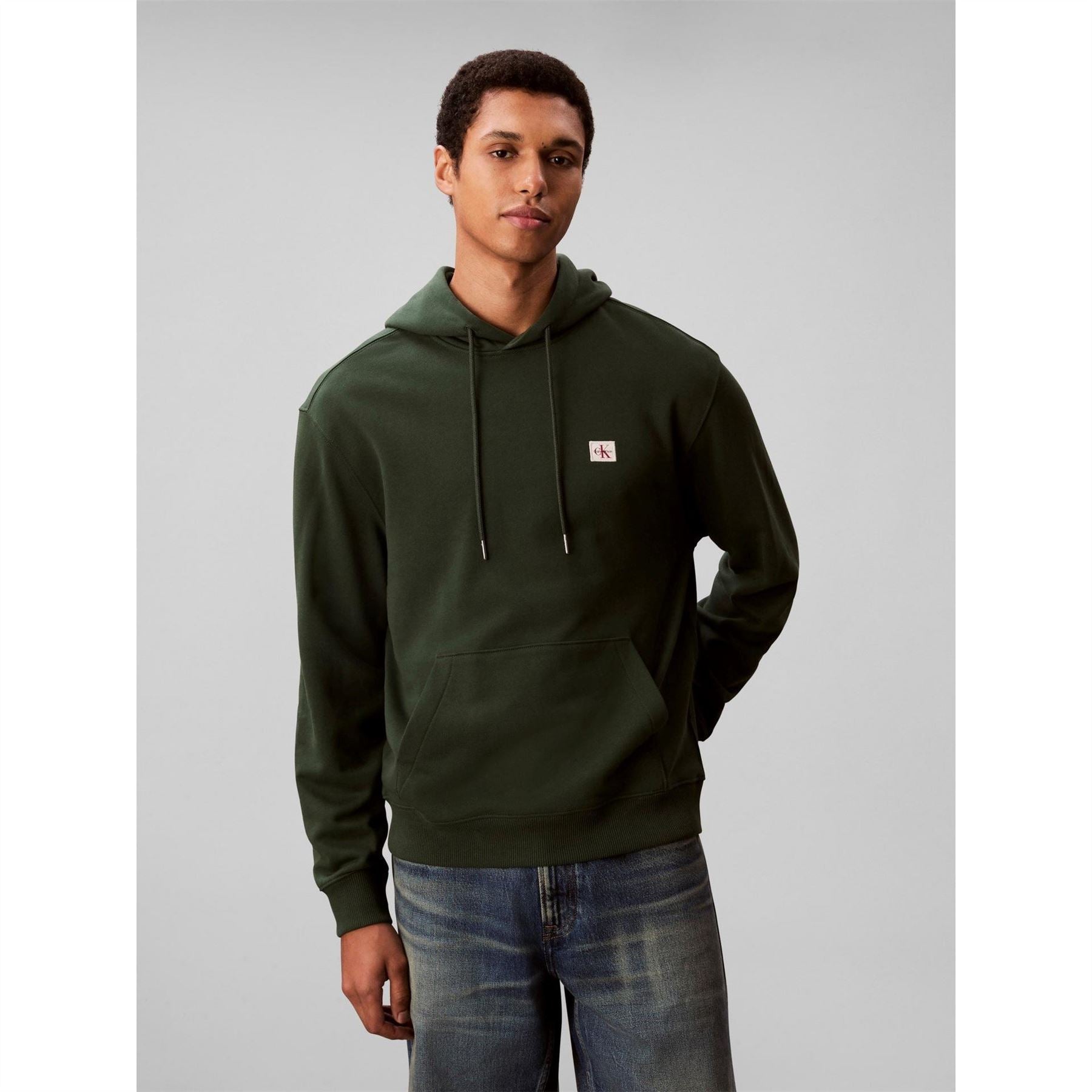Calvin Klein Jeans Hooded Neck Long Sleeve Regular Fit Top