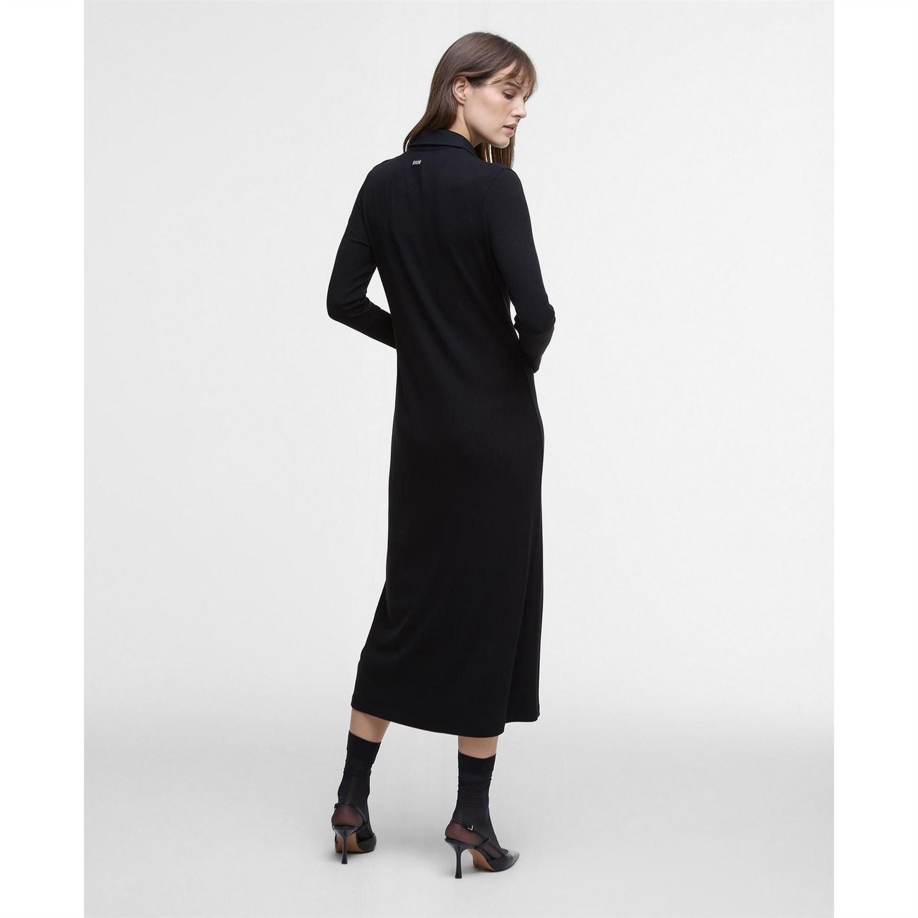 Barbour International Knitted Midi Dress