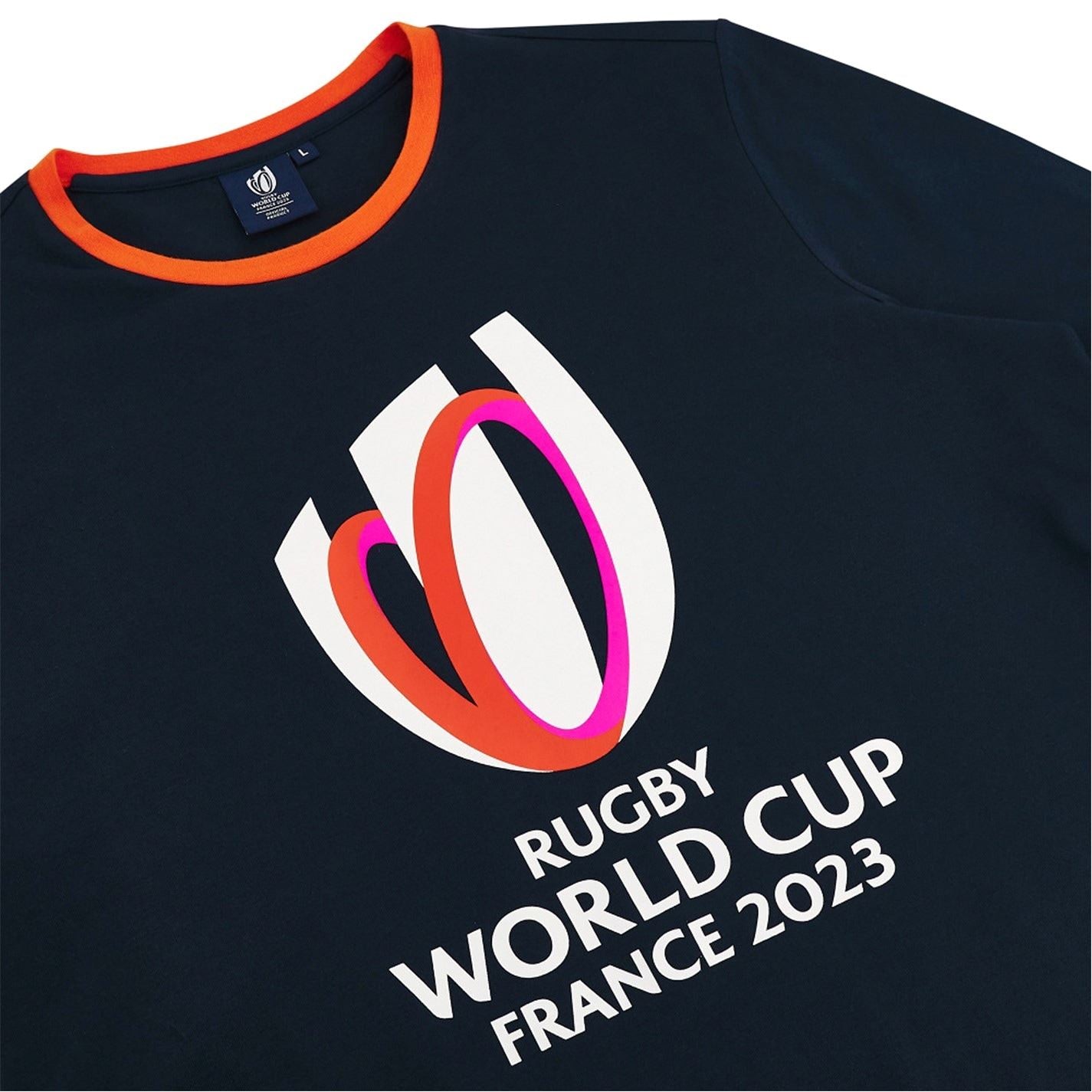 Macron Rwc Fra23 Crew Neck Short Sleeve T-Shirt