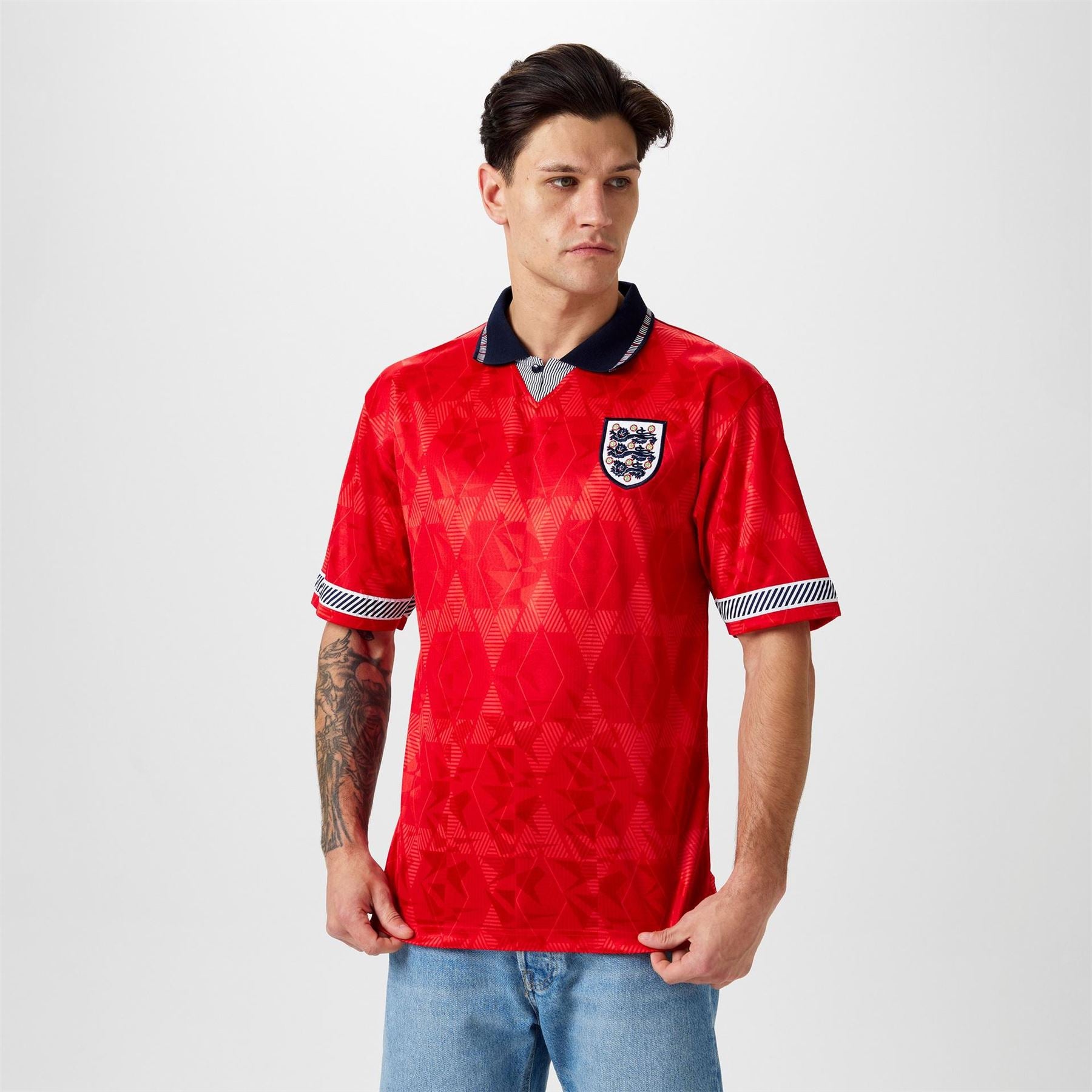 Score Draw Draw England Away Shirt 1990