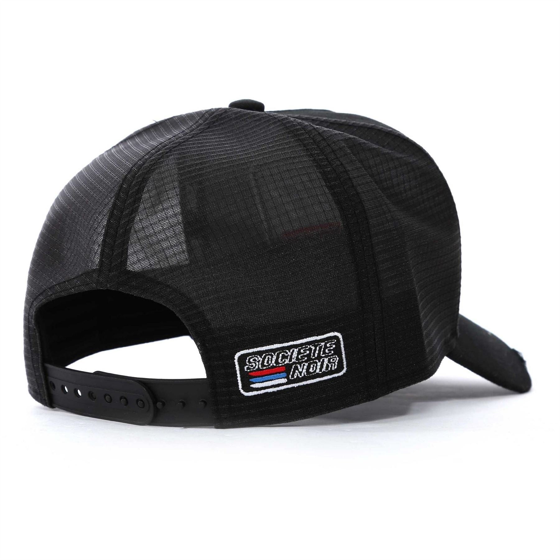 Societe Noir Paris Lettering Trucker Cap