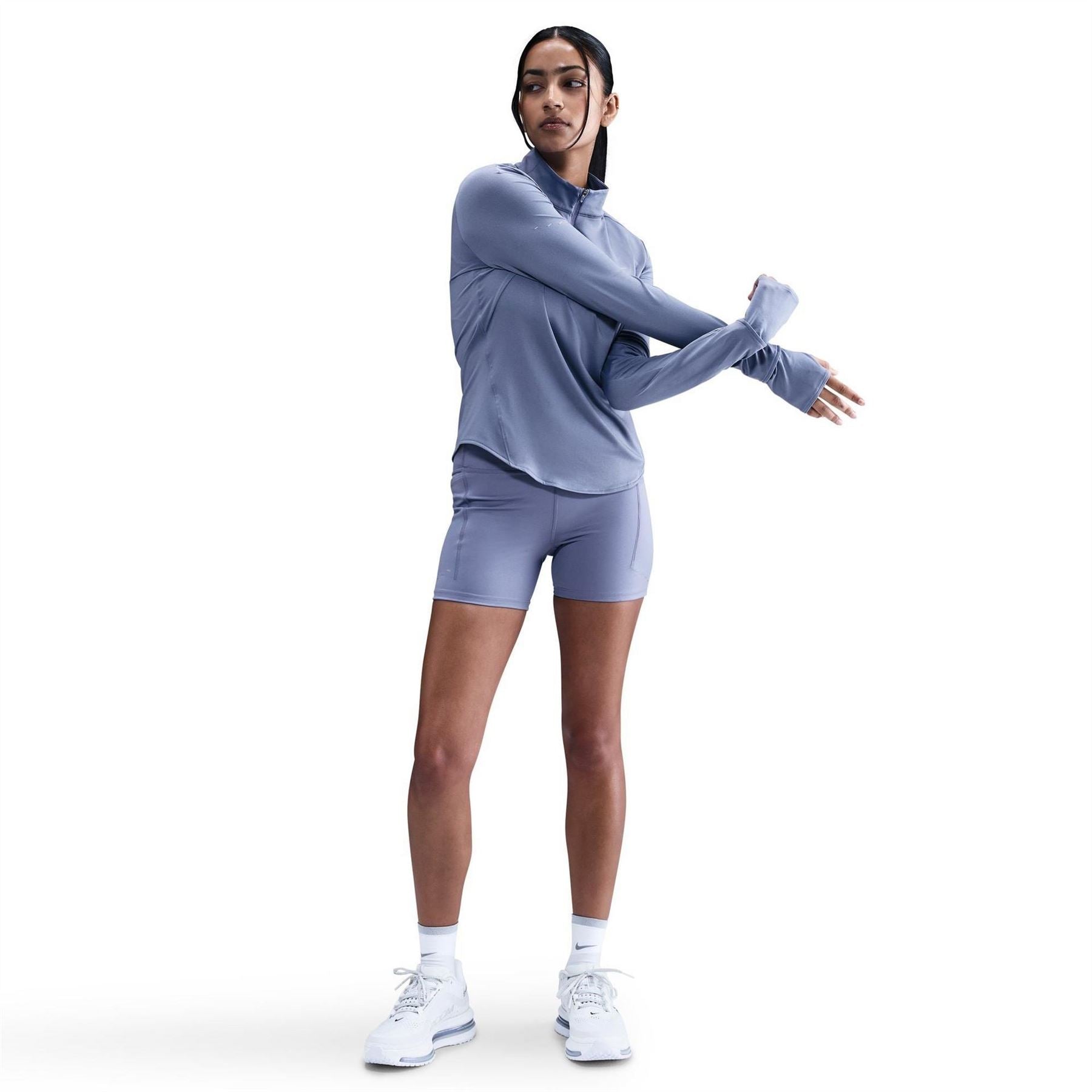 Nike Womens Swift 1 4 Zip Running Top
