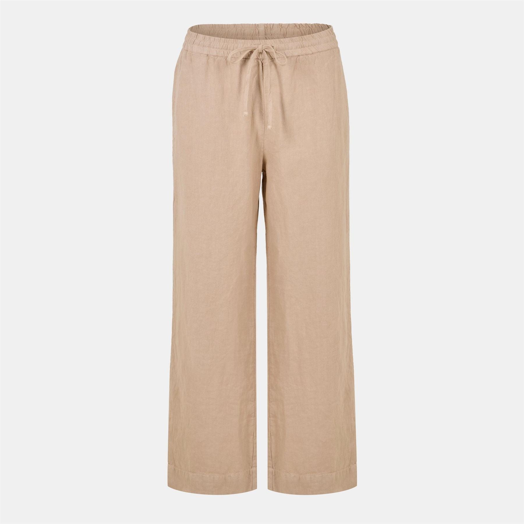 Velvet by Graham and Spencer Solid Patterned Wide Leg Trousers