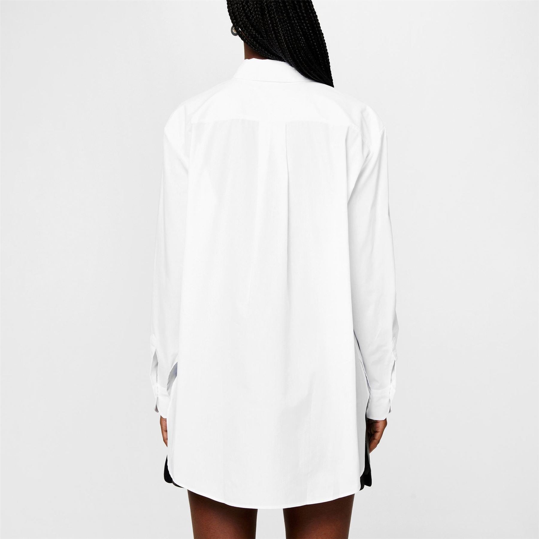 Hugo Oversize Long Sleeve Plain Shirt