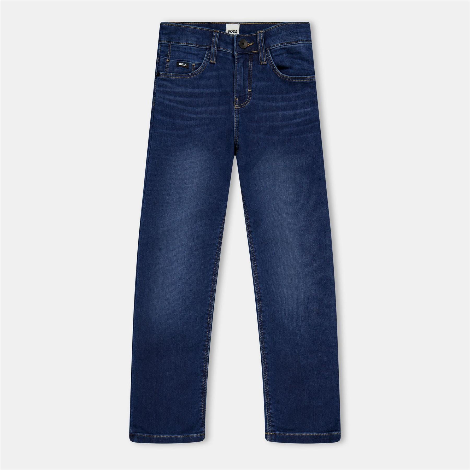 Boss Durable Denim Straight Leg Jeans