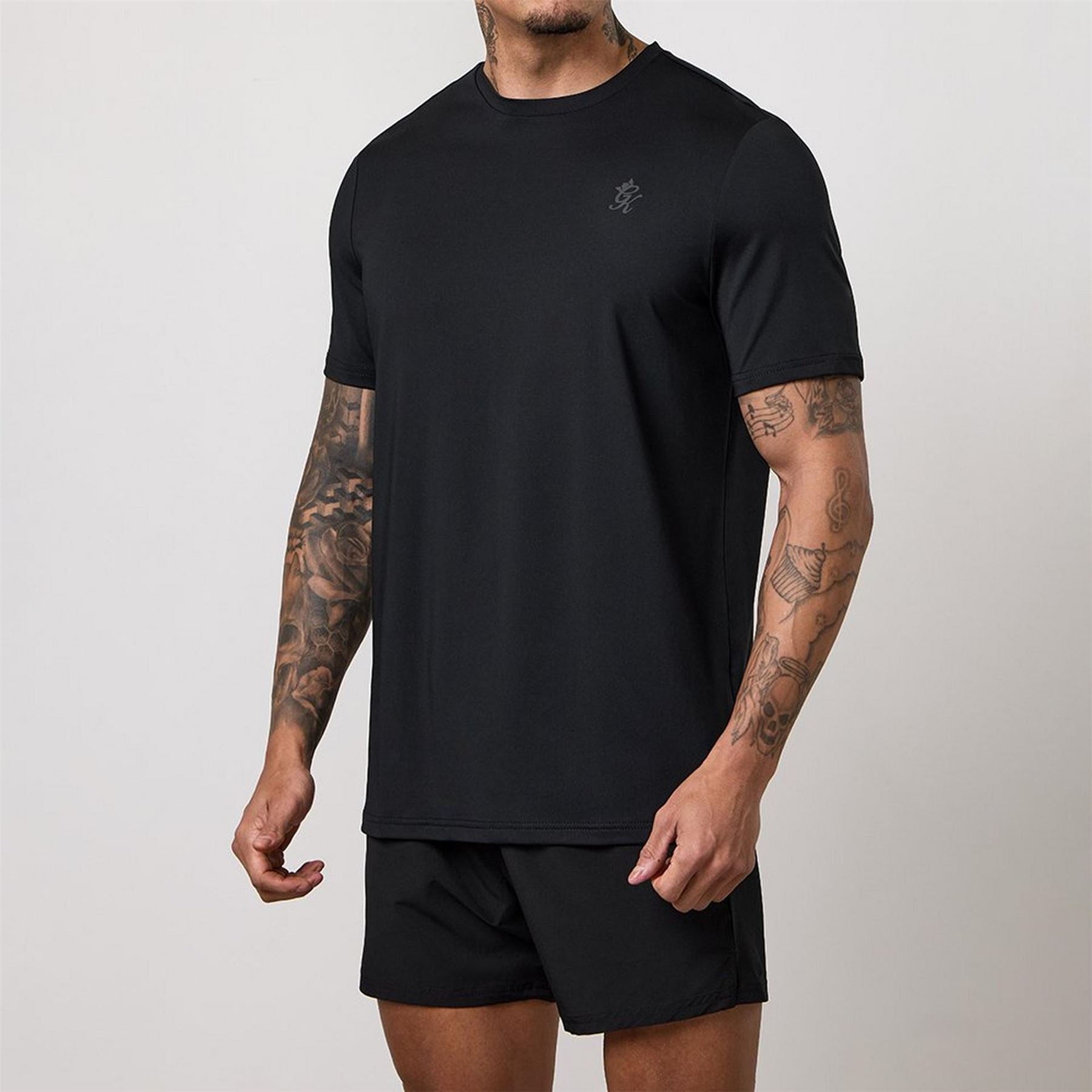 Gym King King Victory Performance Poly Tee   Black