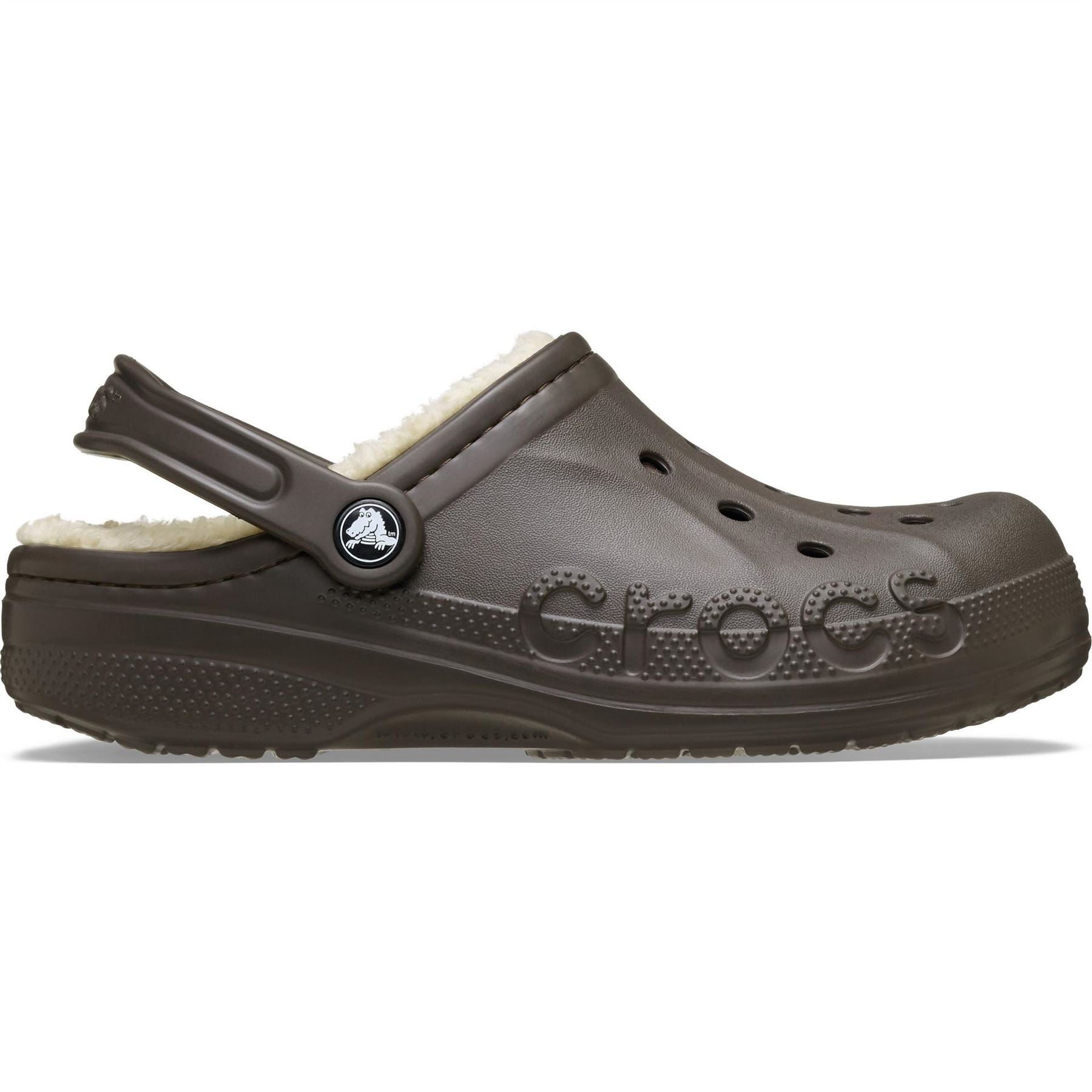 Crocs Baya Lined Shuv Clogs with Lacoste Lettering